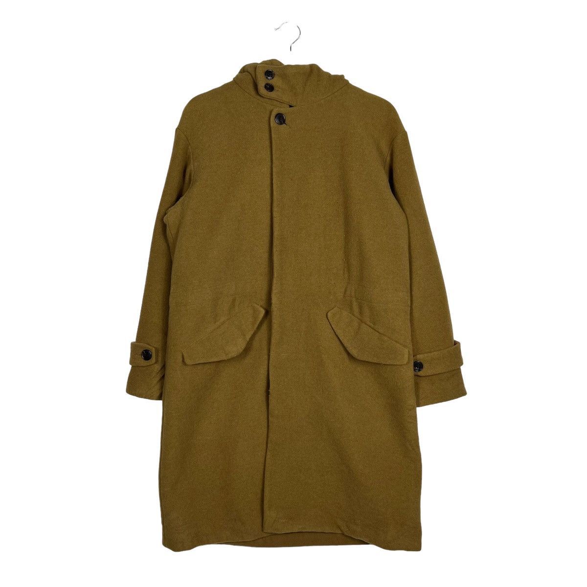 CABANE de ZUCCa 🔥 ZUCCA ISSEY MIYAKE WOOL ZIPPER COAT Size US M / EU 48-50 / 2 - 4 Thumbnail