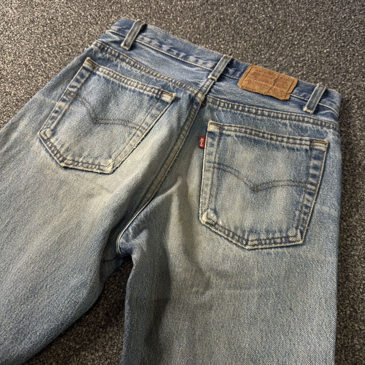 Levi's Vintage Clothing 🇺🇸 Vintage Levis 791-0117 Distressed Aging Wash 70s 80s Denim Size US 28 / EU 44 - 8 Thumbnail