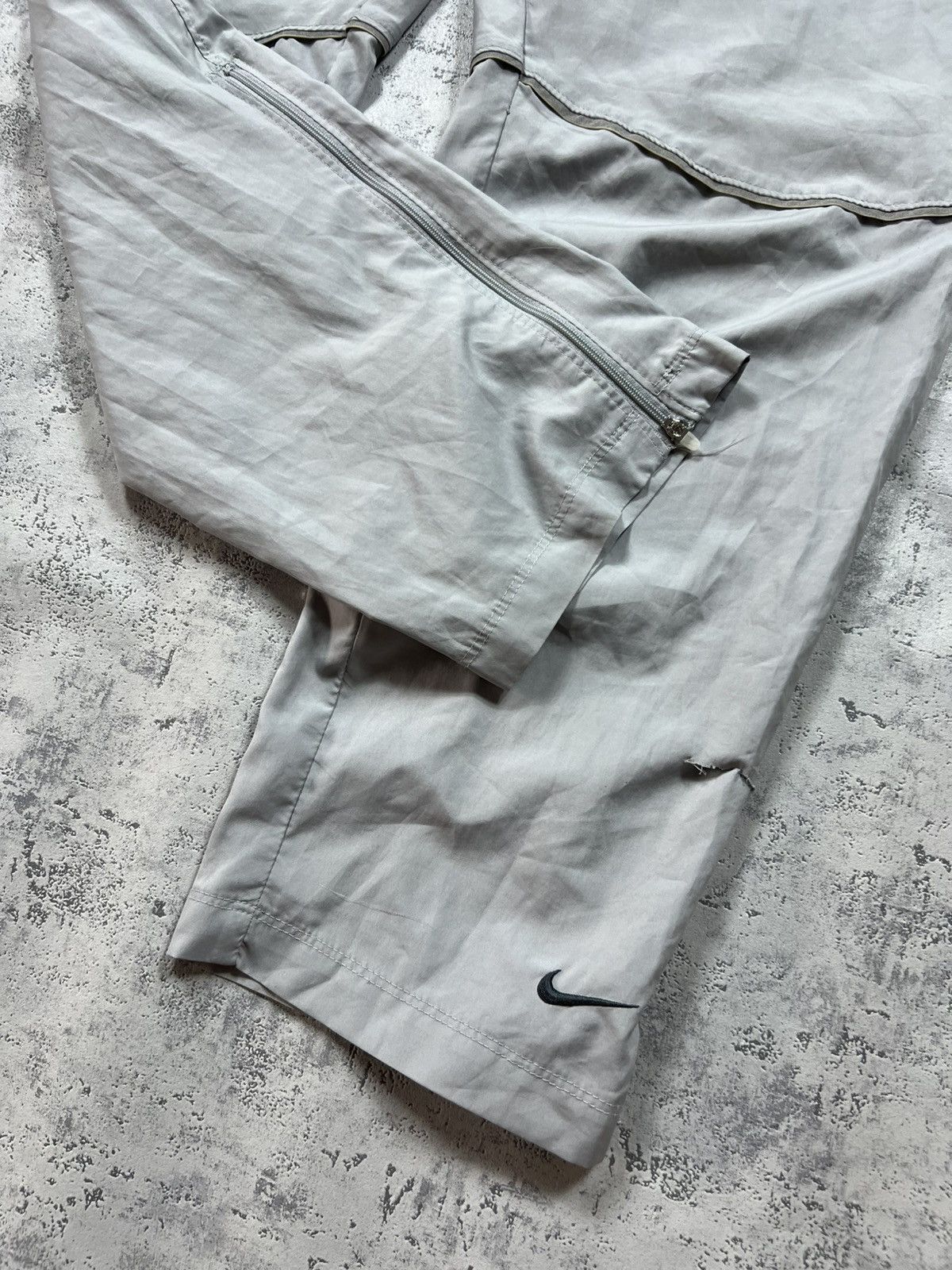 Nike 90s Nike Swoosh Vintage Y2K Gorpcore Parachute Pants Size US 32 / EU 48 - 7 Thumbnail