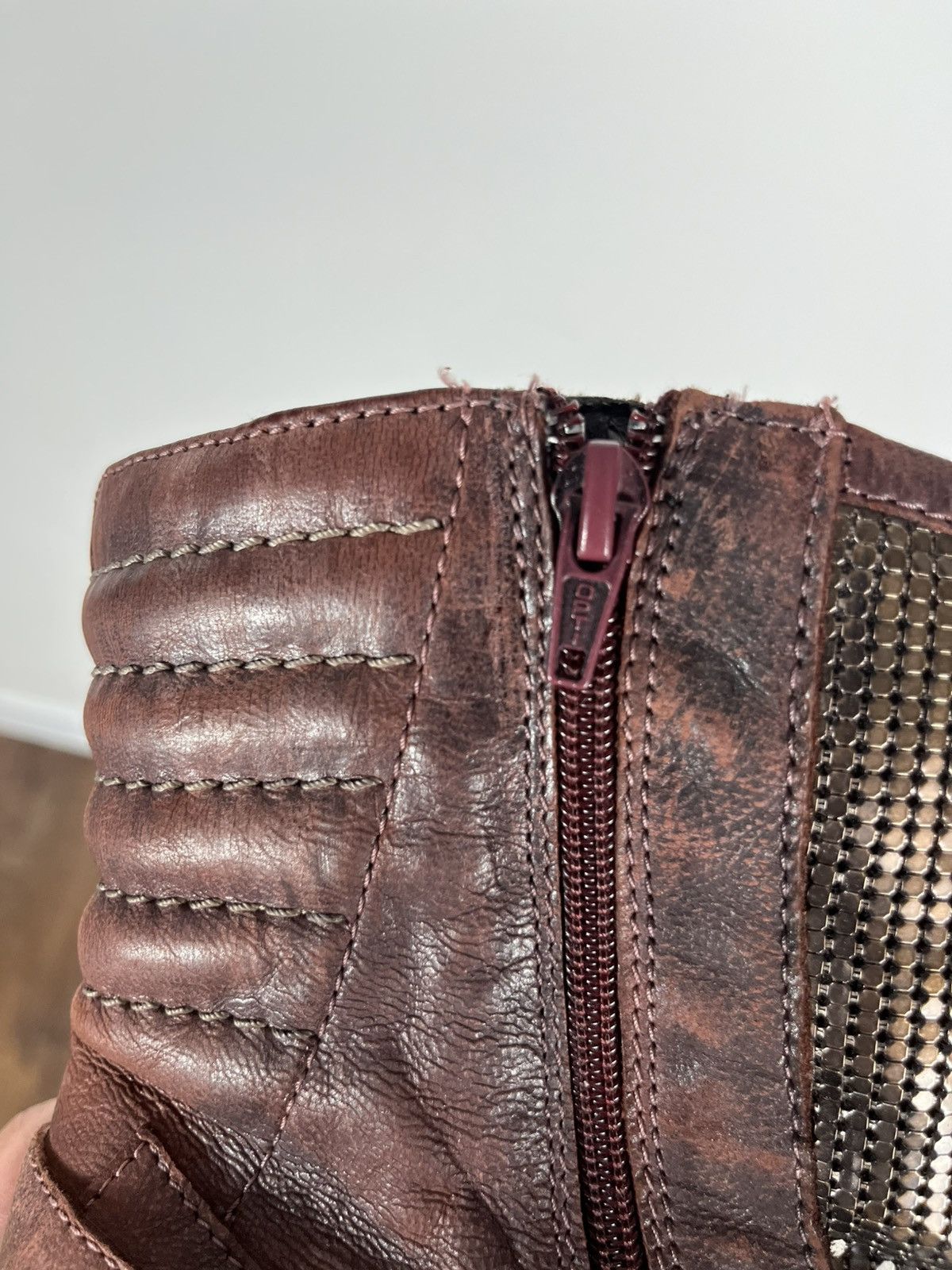Bugatti Bugatti women’s distressed leather ankle boots size 39 Size US 8.5 / IT 38.5 - 9 Thumbnail