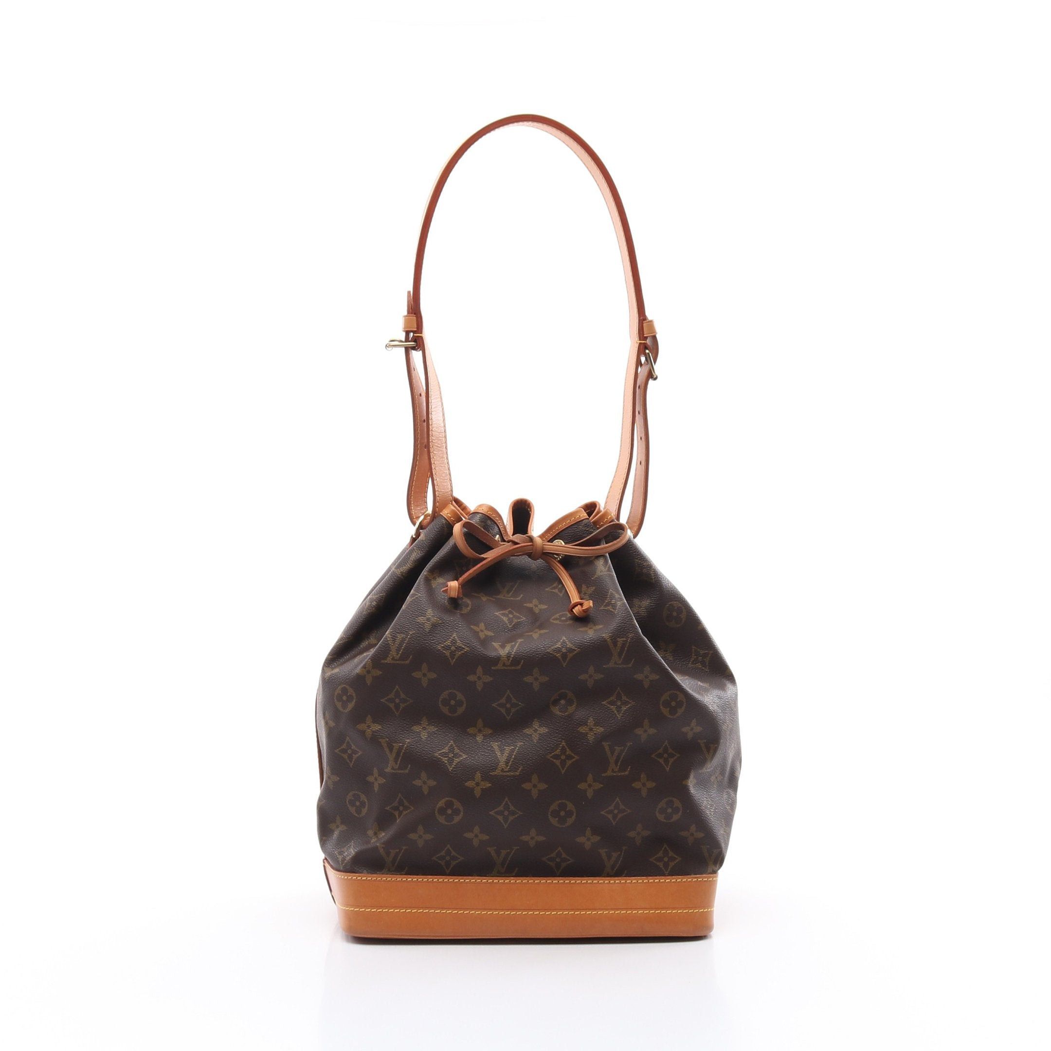 Louis Vuitton Louis Vuitton Noe Monogram Shoulder Bag Leather Brown Size ONE SIZE - 1 Thumbnail
