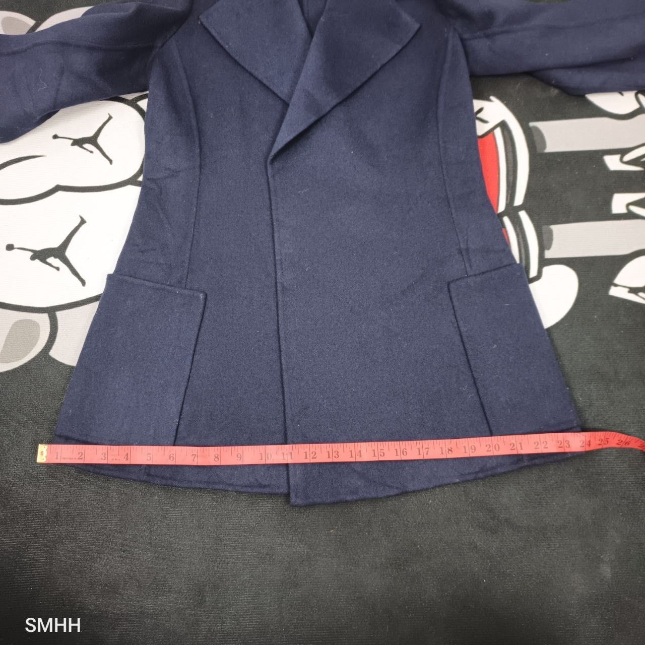 Agnona 🔥 Vintage AGNONA Navy Wool Jacket – Size 40 Size M / US 6-8 / IT 42-44 - 20 Thumbnail
