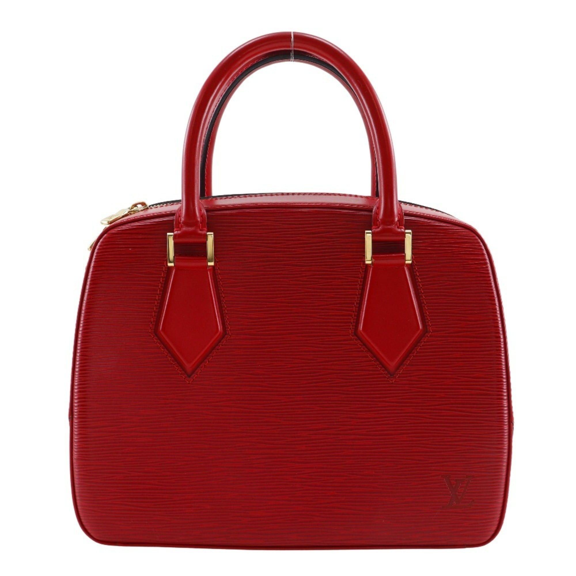 Louis Vuitton Louis Vuitton Sablon Handbag M52047 Epi Leather 1998 Red TH0918 A5 Double Zipper Women's Size ONE SIZE - 1 Thumbnail