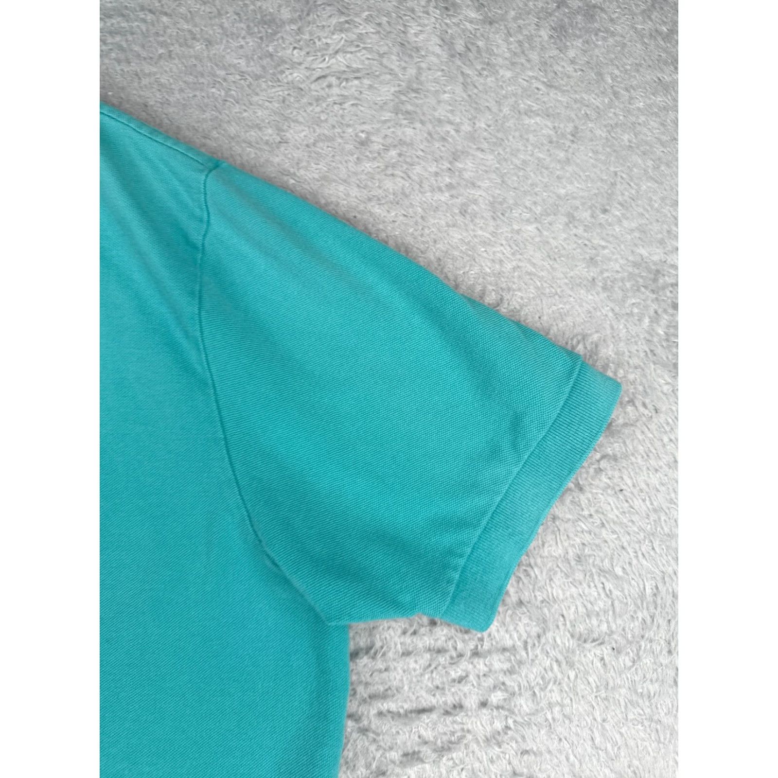 Ralph Lauren VINTAGE Ralph Lauren Polo Shirt Men XL Blue 100% Cotton Jersey Polo Shirt Mod ern American Sports Mens Size US XL / EU 56 / 4 - 2 Thumbnail