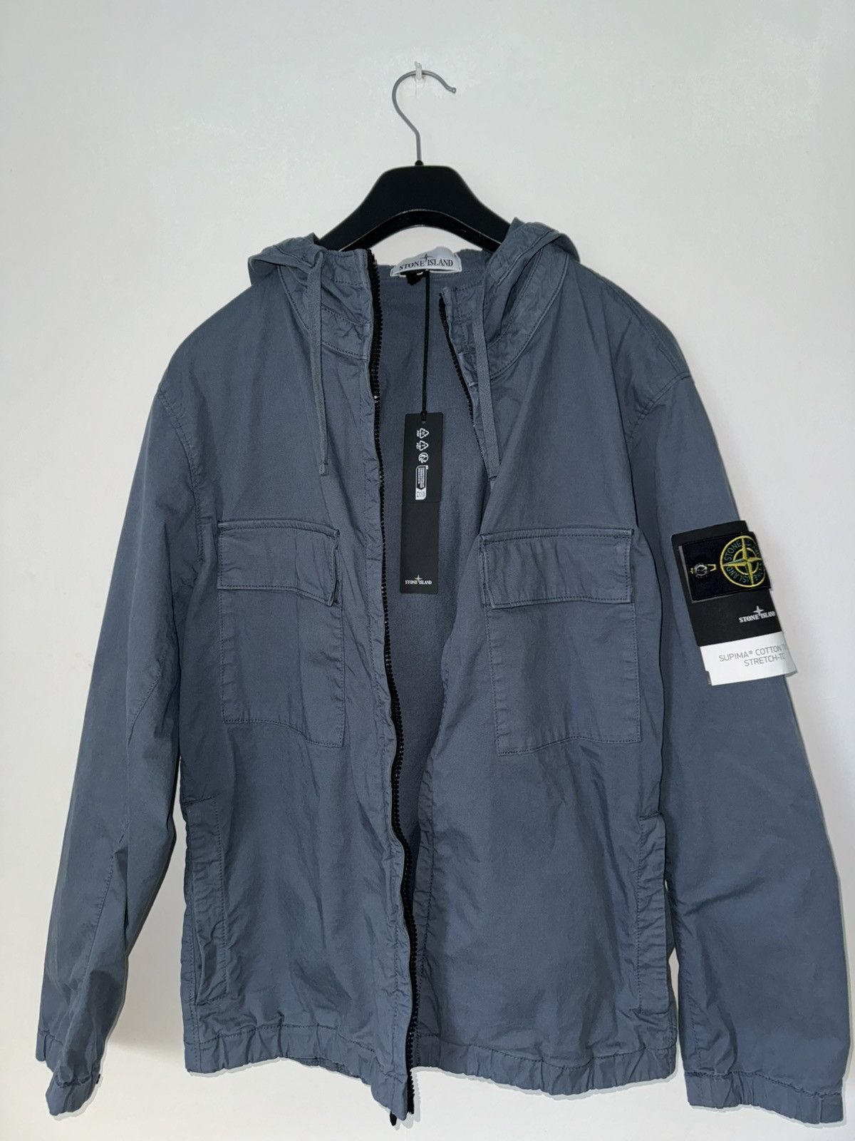 Stone Island Compass-badge hooded jacket