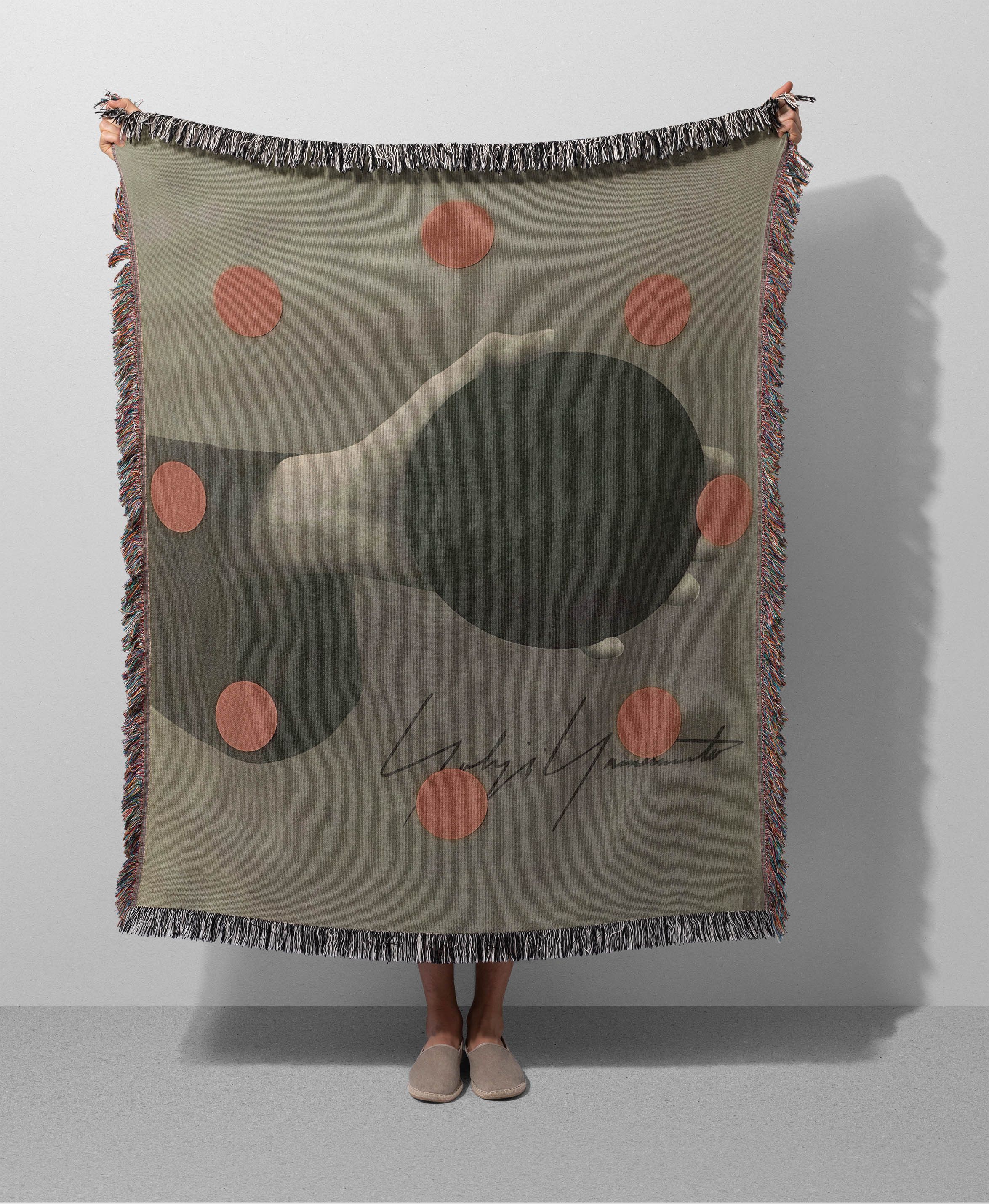 Yohji Yamamoto Blanket Woven Art Poster Fashion Gift Logo
