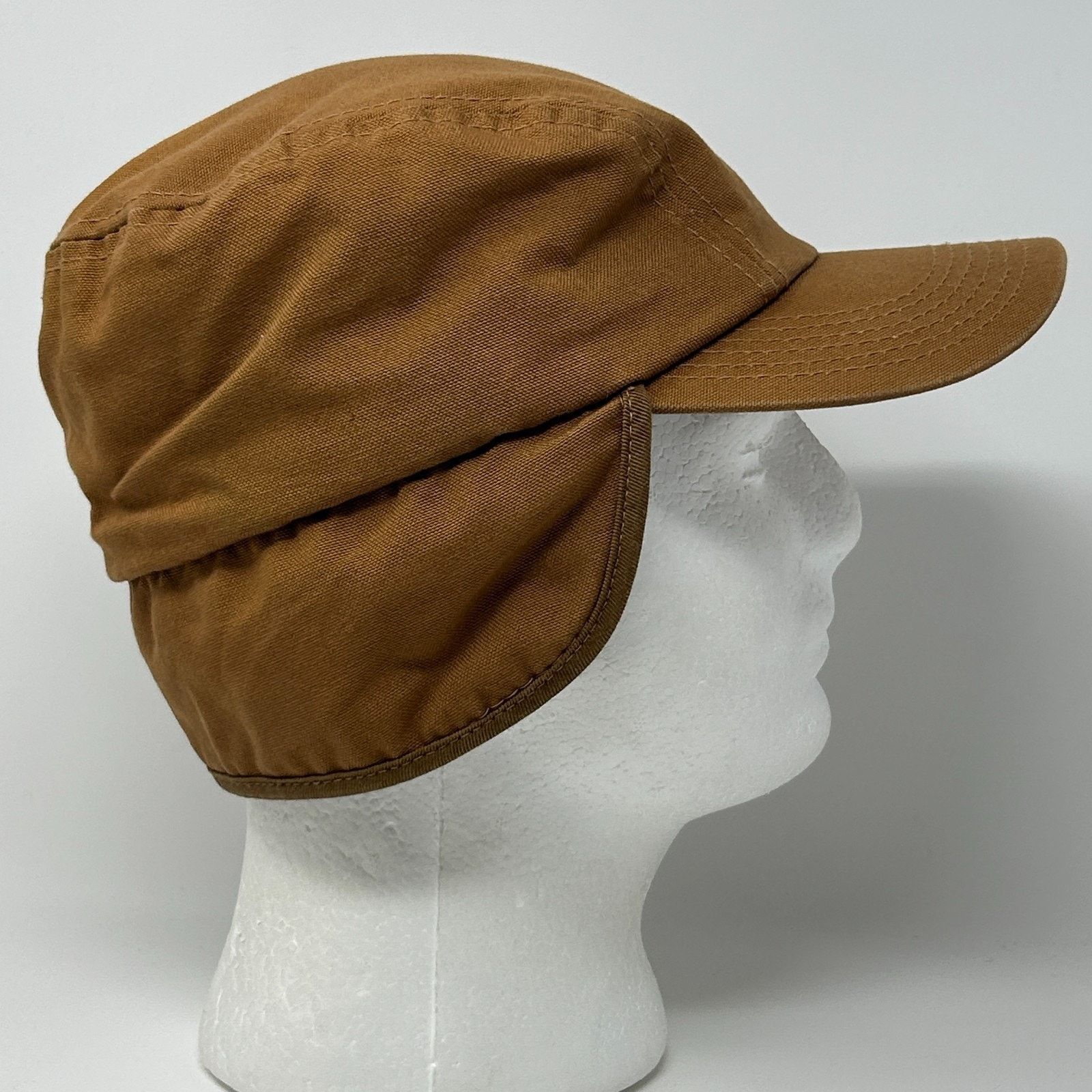 Other Broner Canvas Trapper Hat Baseball Cap Hunter Brown L Large Size ONE SIZE - 9 Thumbnail