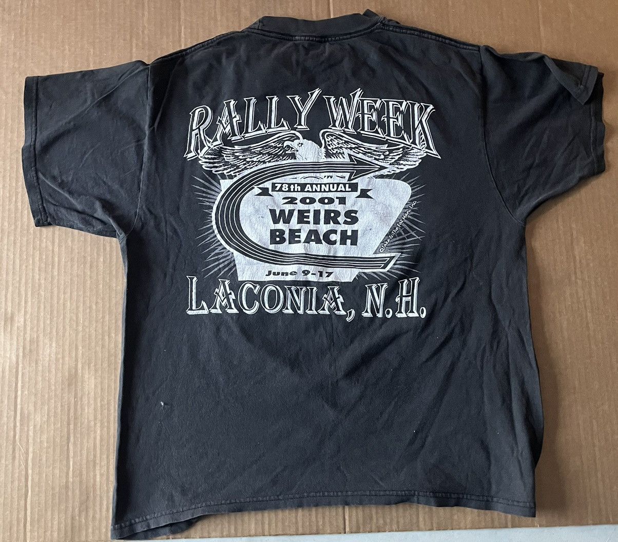 Vintage 2001 Laconia Bike week Size US L / EU 52-54 / 3 - 3 Thumbnail