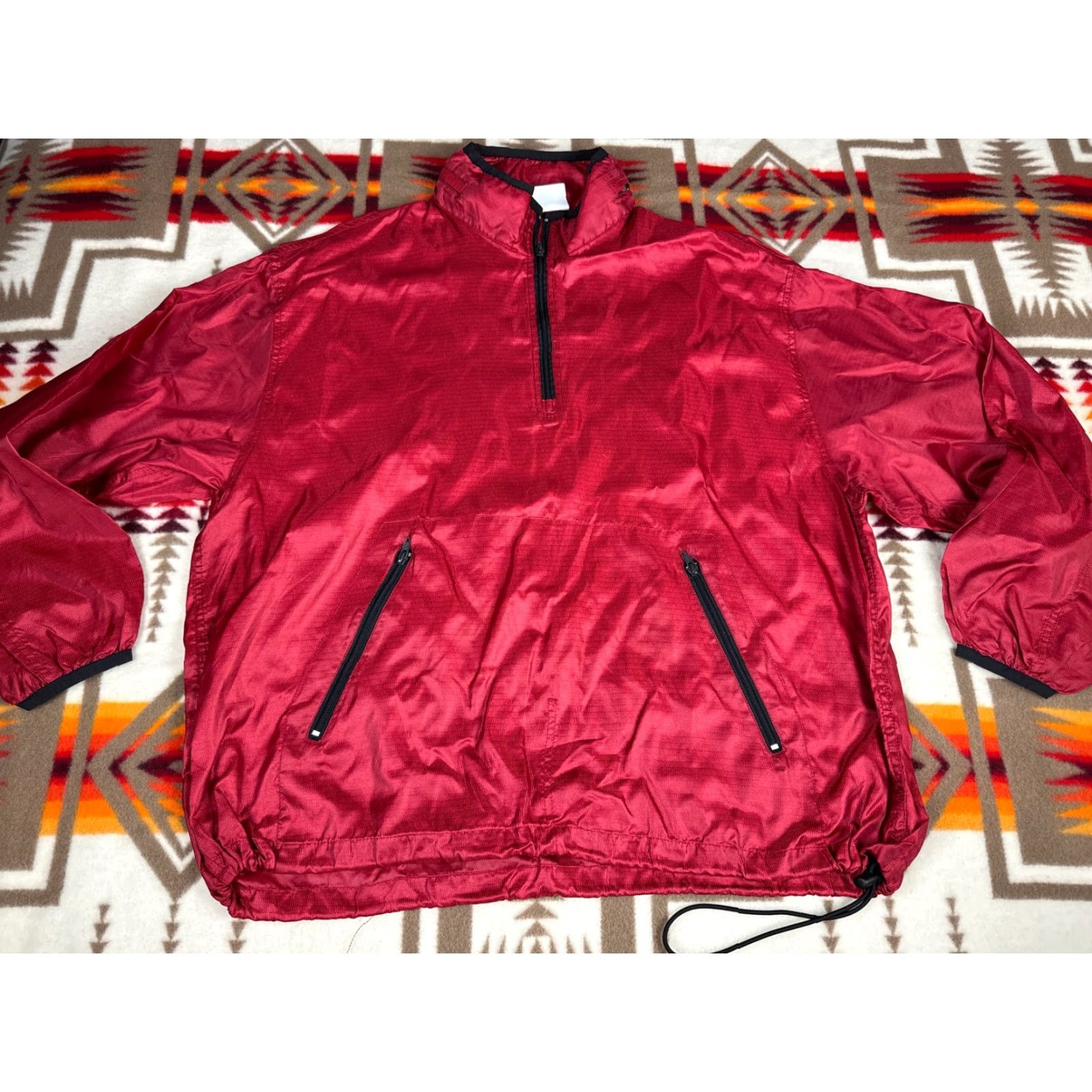 Vintage VINTAGE Diport USA Windbreaker Jacket Red XL Mens 90s Size US XL / EU 56 / 4 - 3 Thumbnail