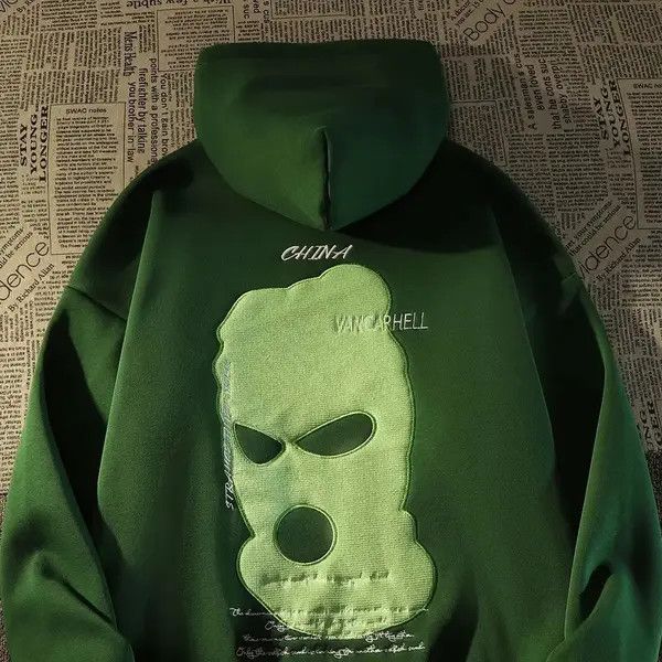 VIBE Streetwear Sweatshirt Hoodie Hip Hop Style with face mask Size US L / EU 52-54 / 3 - 7 Thumbnail
