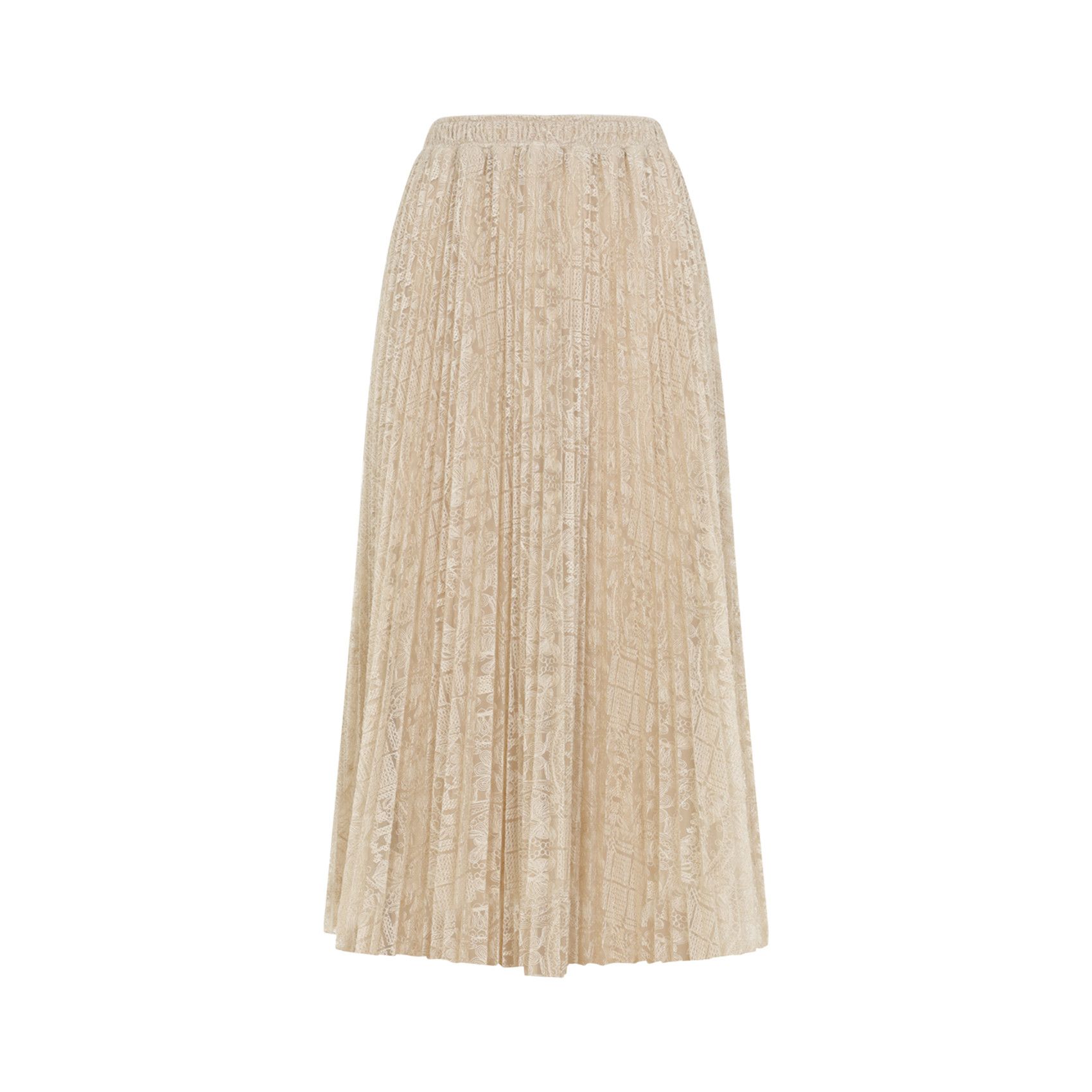 Ermanno Scervino Ermanno Scervino Lace Midi Skirt Size 27" / US 4 / IT 40 - 1 Thumbnail