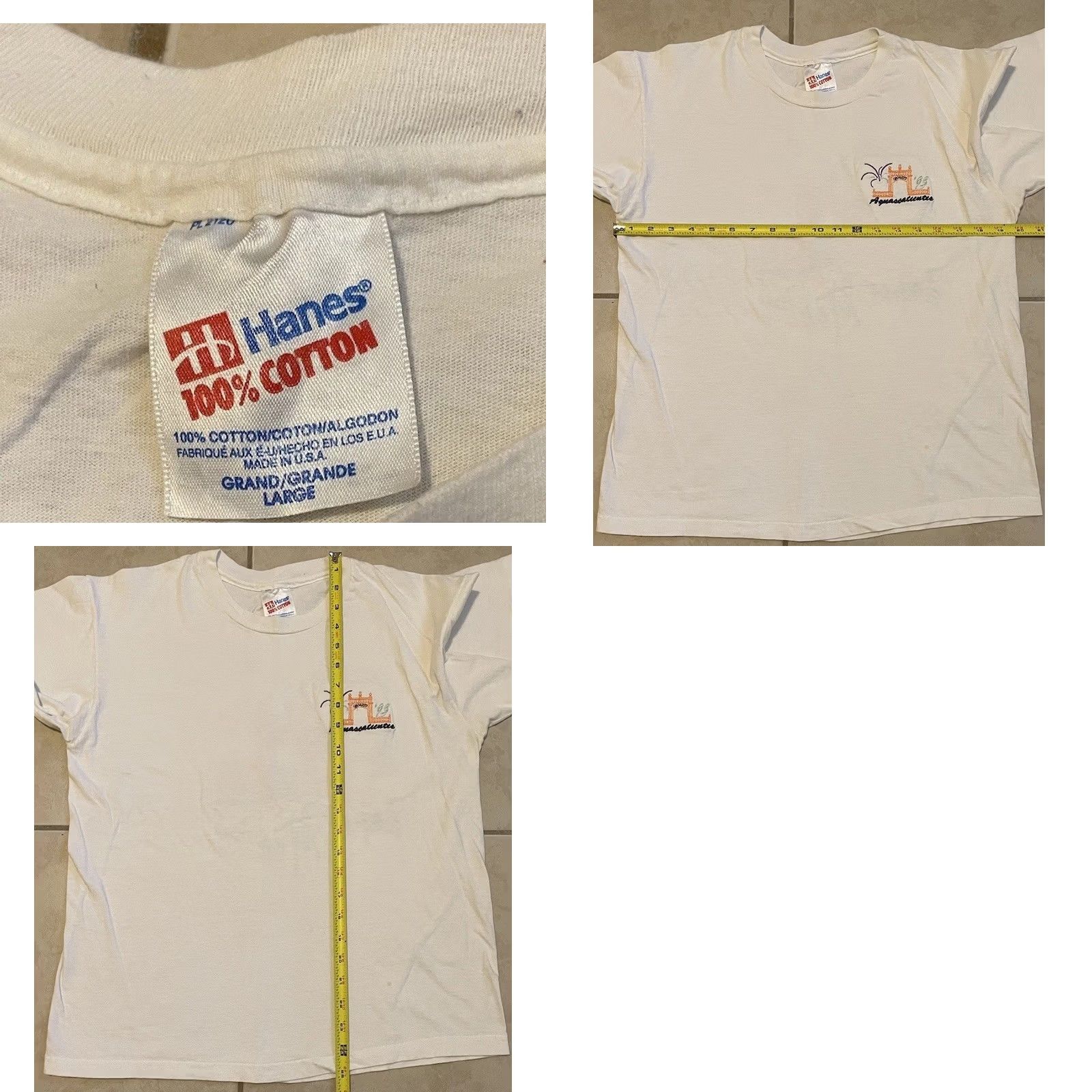 Vintage VINTAGE Aguascalientes Mexico Faded Shirt XS S Beach Fireworks 80s 90s Graphic Tee Mens White Size US XS / EU 42 / 0 - 8 Thumbnail