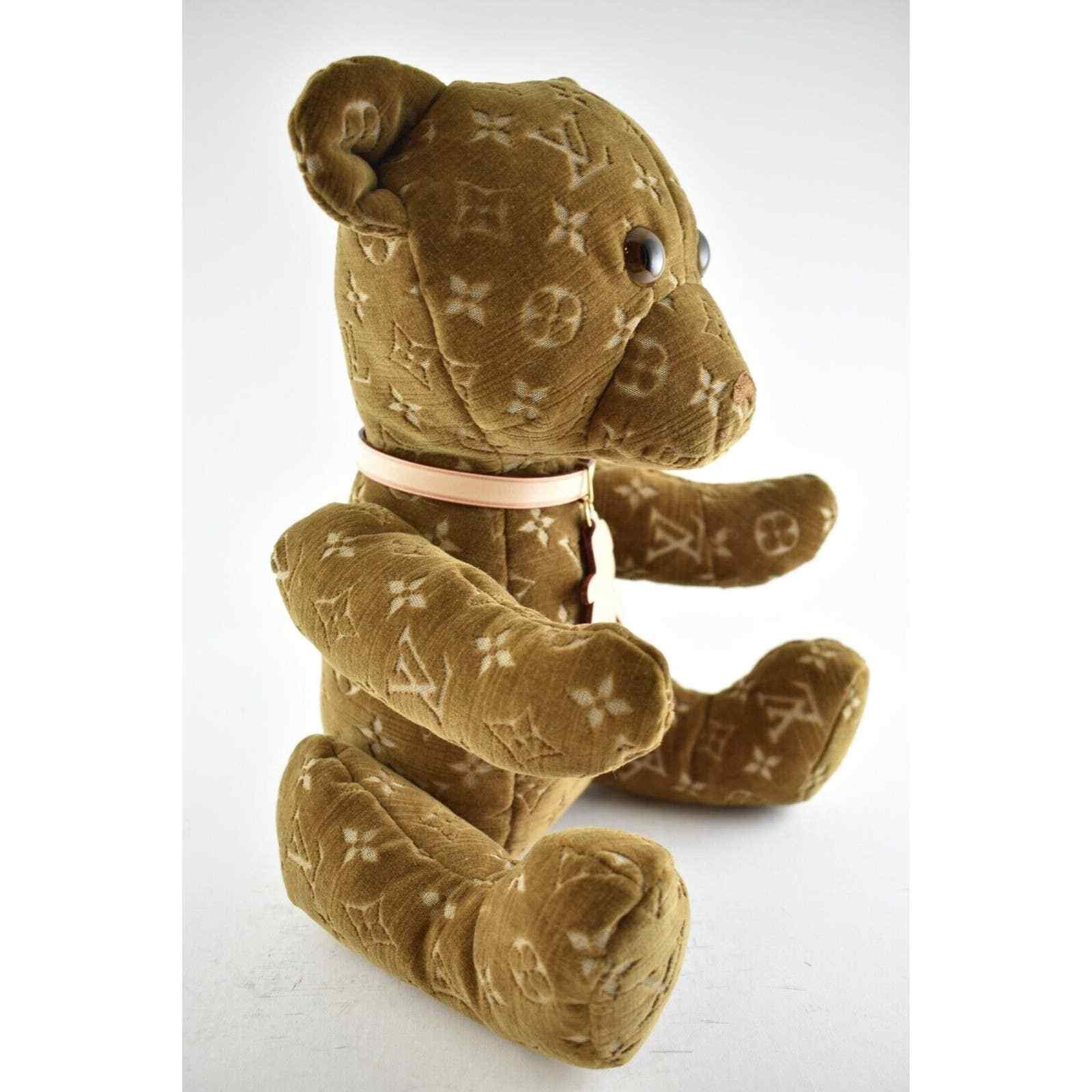 Louis Vuitton Louis Vuitton Doudou Teddy Velour Logo Rare 2005 2020 GI0627 Size ONE SIZE - 8 Thumbnail