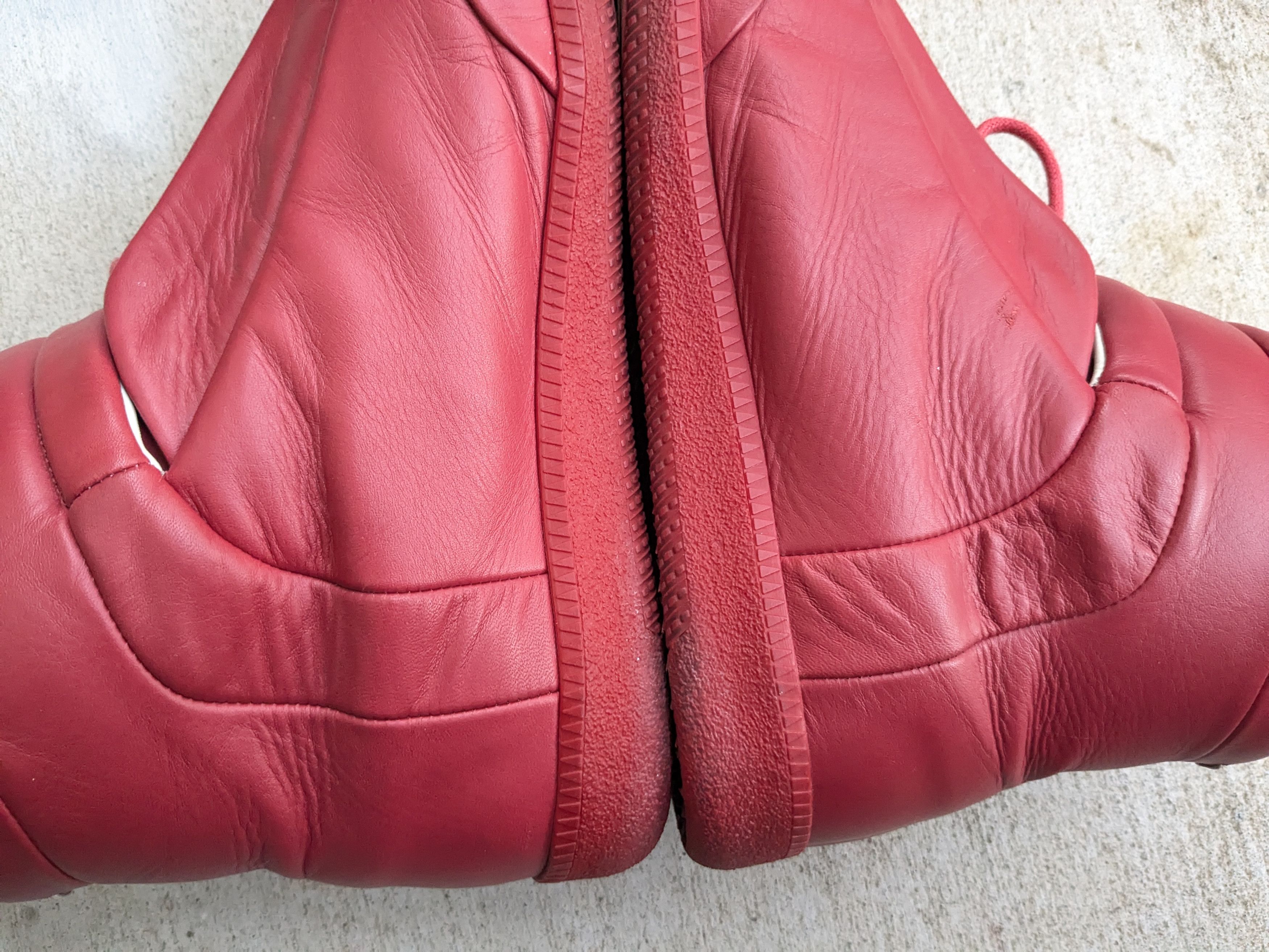Maison Margiela Maison Margiela Future Red 9 42 Leather High Tops Size US 9 / EU 42 - 13 Thumbnail
