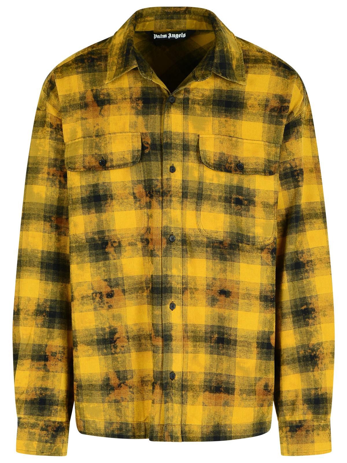 Palm Angels PALM ANGELS 'Army Green' Cotton Blend Shirt Size US L / EU 52-54 / 3 - 1 Thumbnail