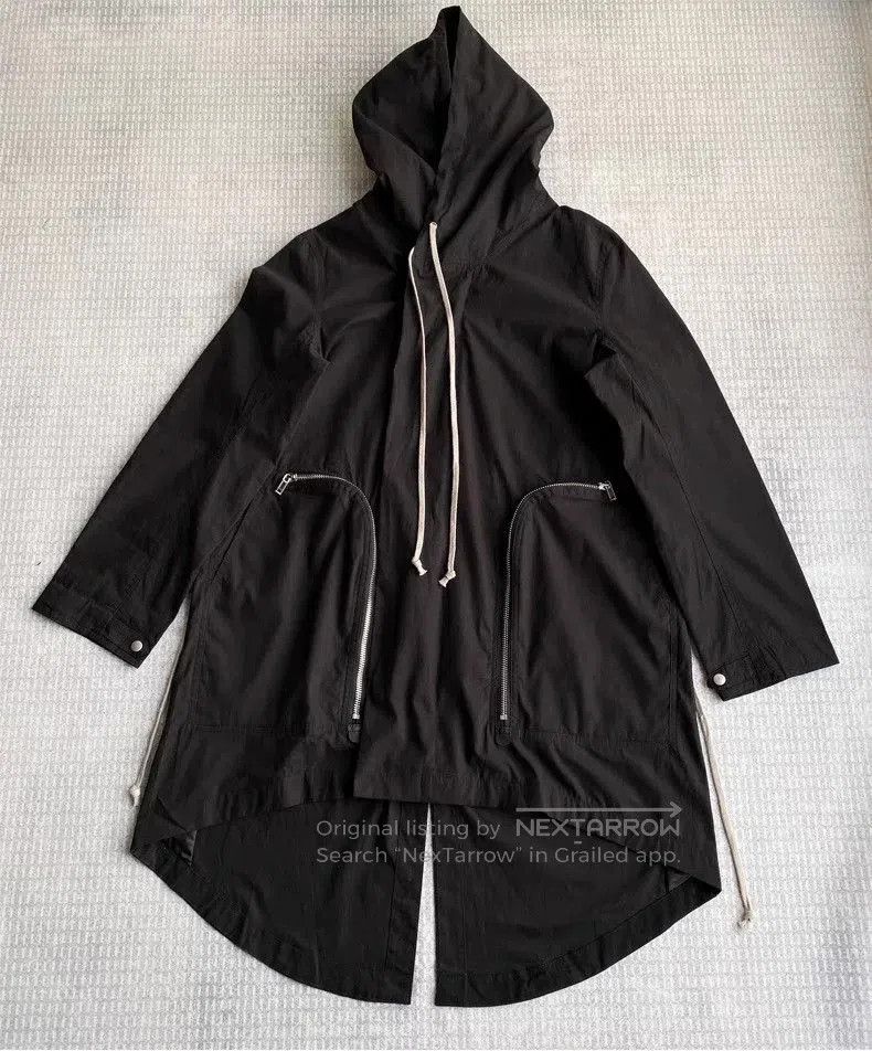 Rick Owens Rick Owens Hooded Long Coat. Size US S / EU 44-46 / 1 - 1 Thumbnail