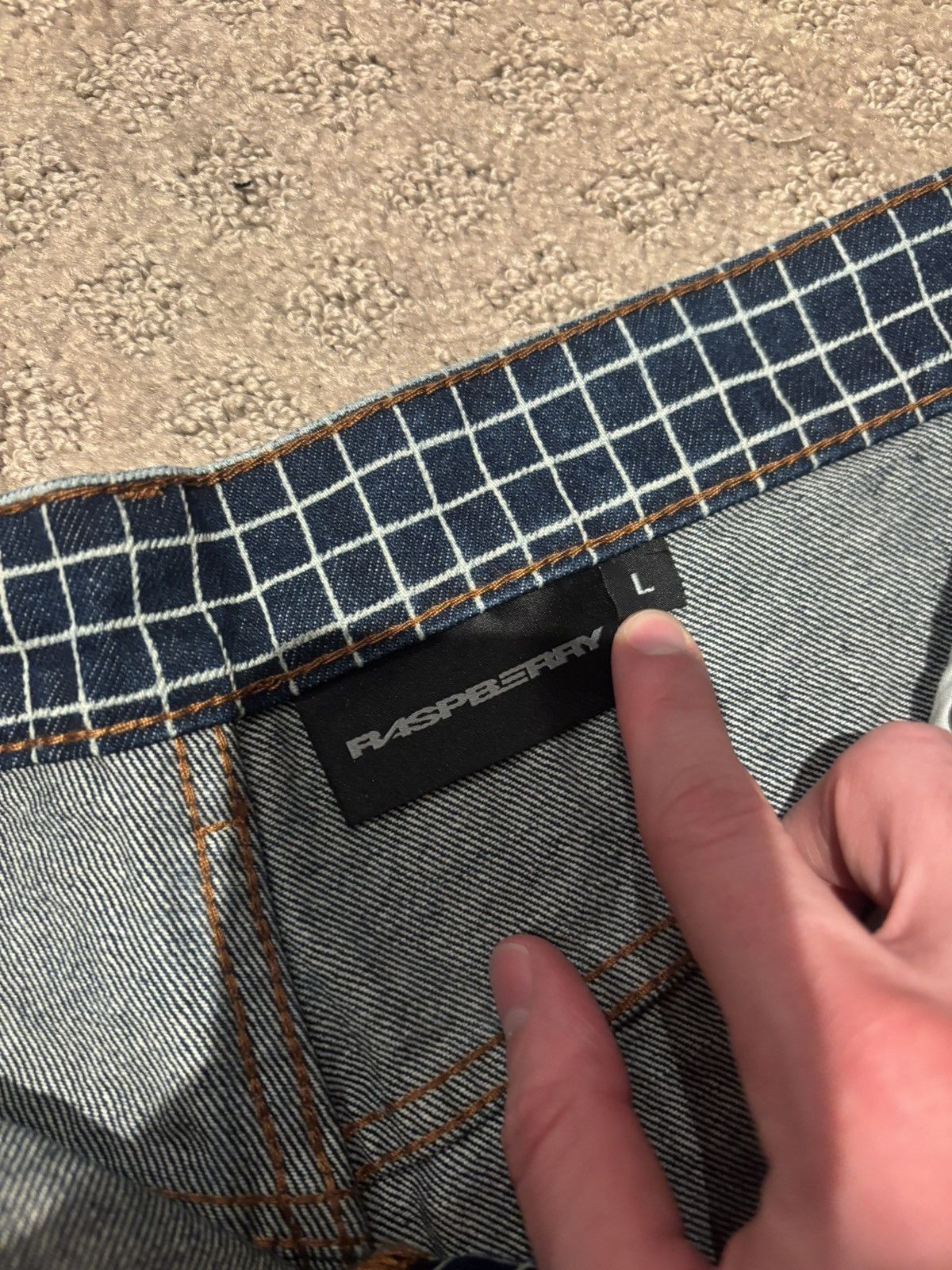 The GV Gallery Raspberry Hills Plaid Jeans Size US 34 / EU 50 - 3 Thumbnail