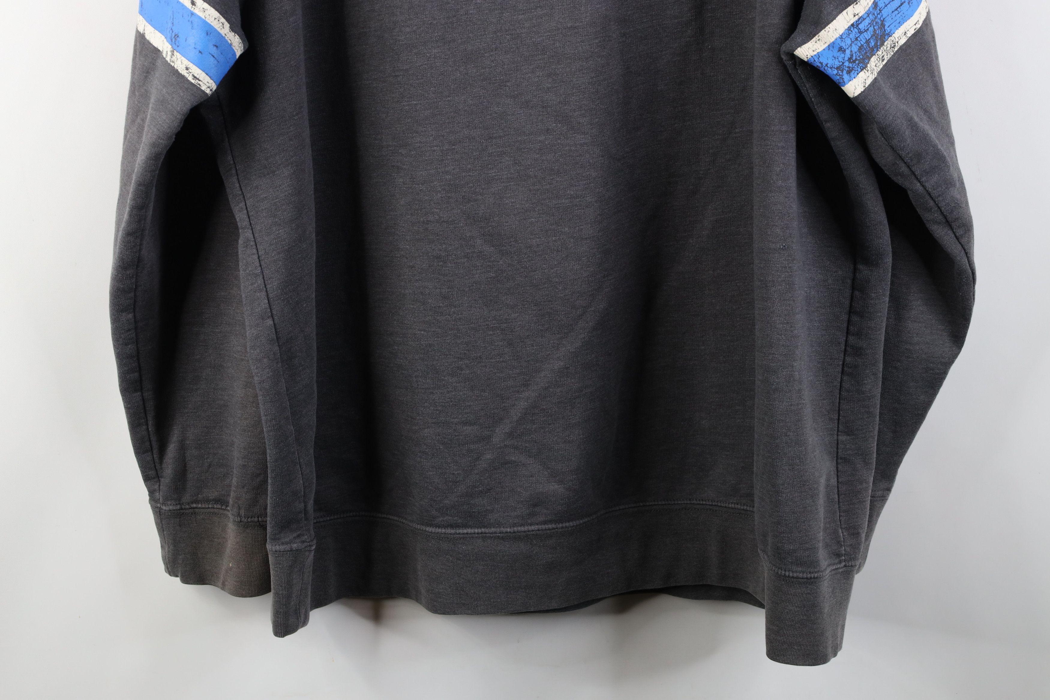 Vintage Vintage Y2K NFL Spell Out Detroit Lions Football Hoodie Gray Size XXL / US 16-18 / IT 52-54 - 16 Thumbnail