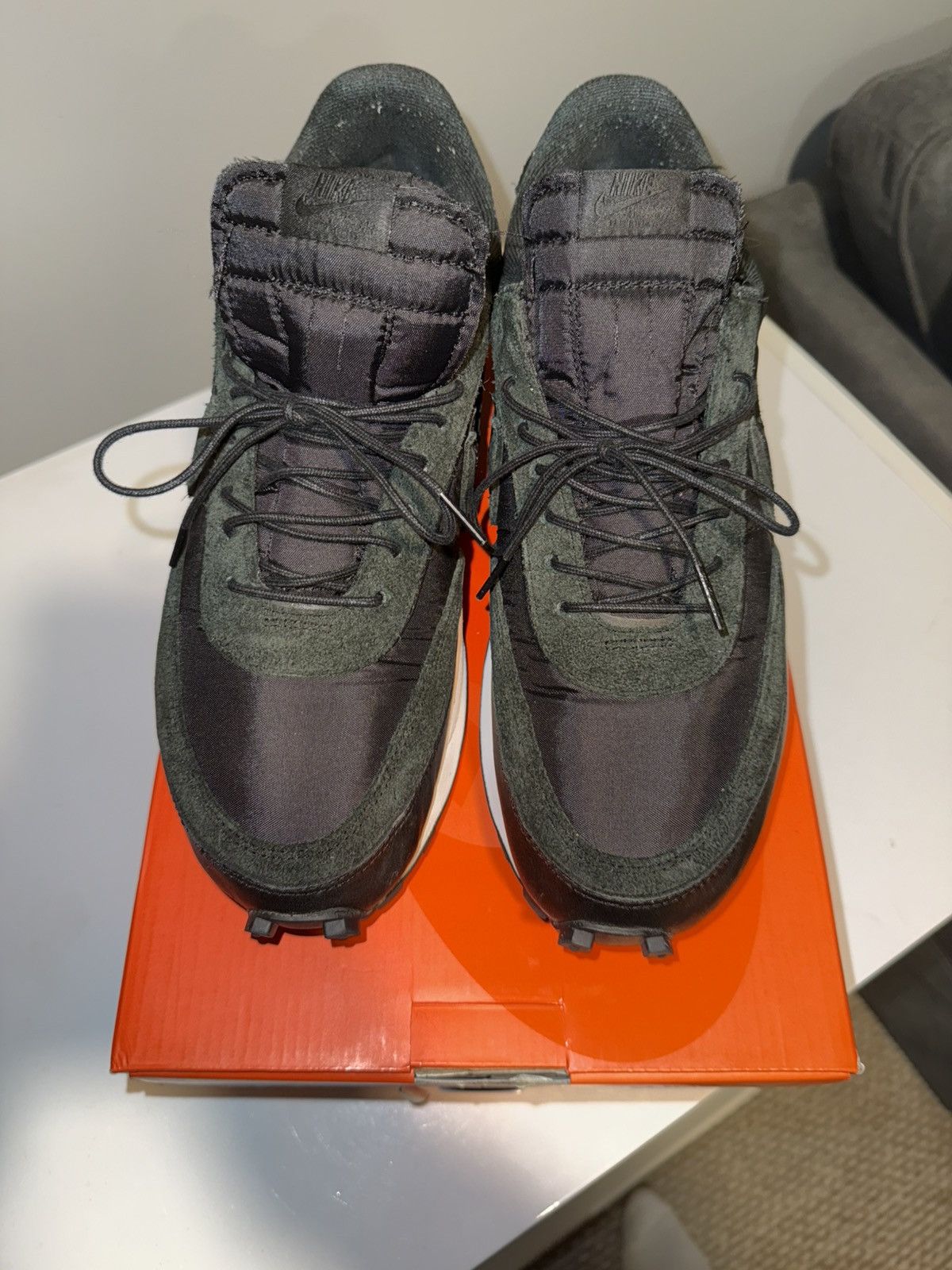 Nike × Sacai Nike Sacai LD Waffle Black Nylon Size US 12 / EU 45 - 3 Thumbnail
