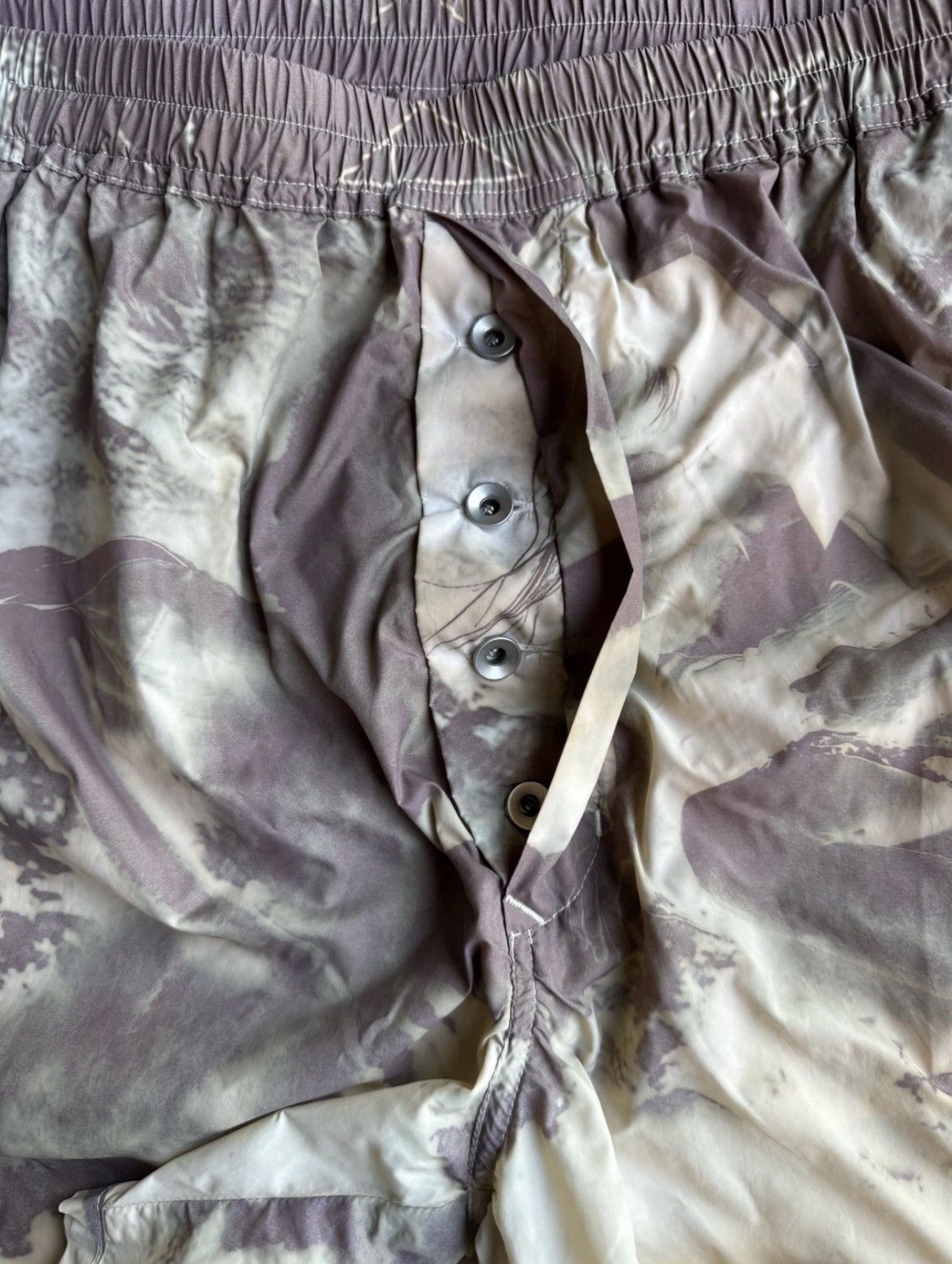 Rick Owens Drkshdw Rick Owens Allover Print Dolphin Shorts Size US 31 - 7 Thumbnail