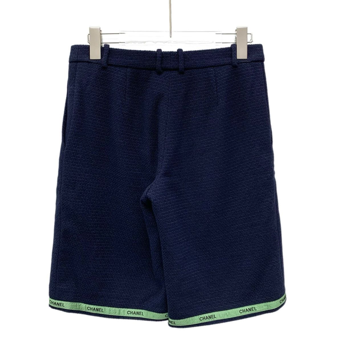 Chanel Chanel Dark Blue Logo Cotton Knit Casual Culottes K26WX Size 25" / US 0 / IT 36 - 2 Thumbnail