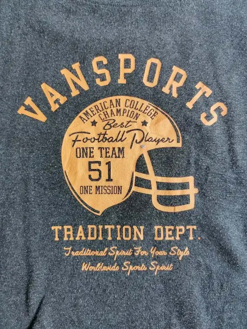 Vintage Vintage Vansports Big Logo Sweatshirt Size US L / EU 52-54 / 3 - 2 Thumbnail