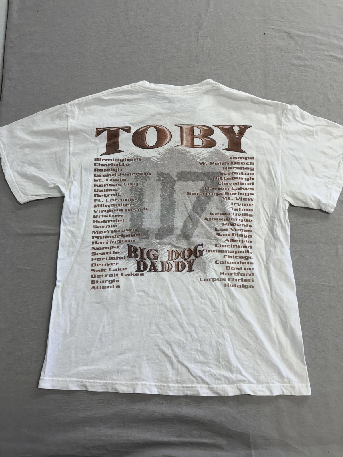 Delta Toby Keith Tour T-shirt Big Dog Daddy Album Tour Dates - L Size US L / EU 52-54 / 3 - 2 Thumbnail