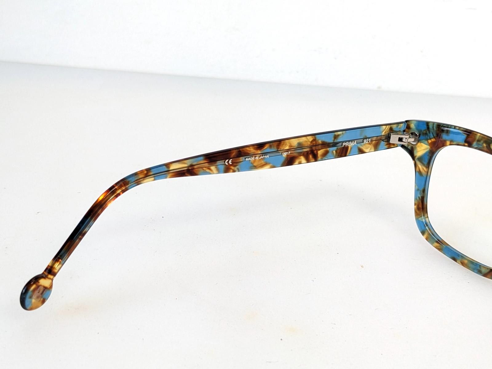 l.a.Eyeworks L.A. Eyeworks Japan Prima 0917 Eyeglasses Blue Tortoise Size ONE SIZE - 7 Thumbnail