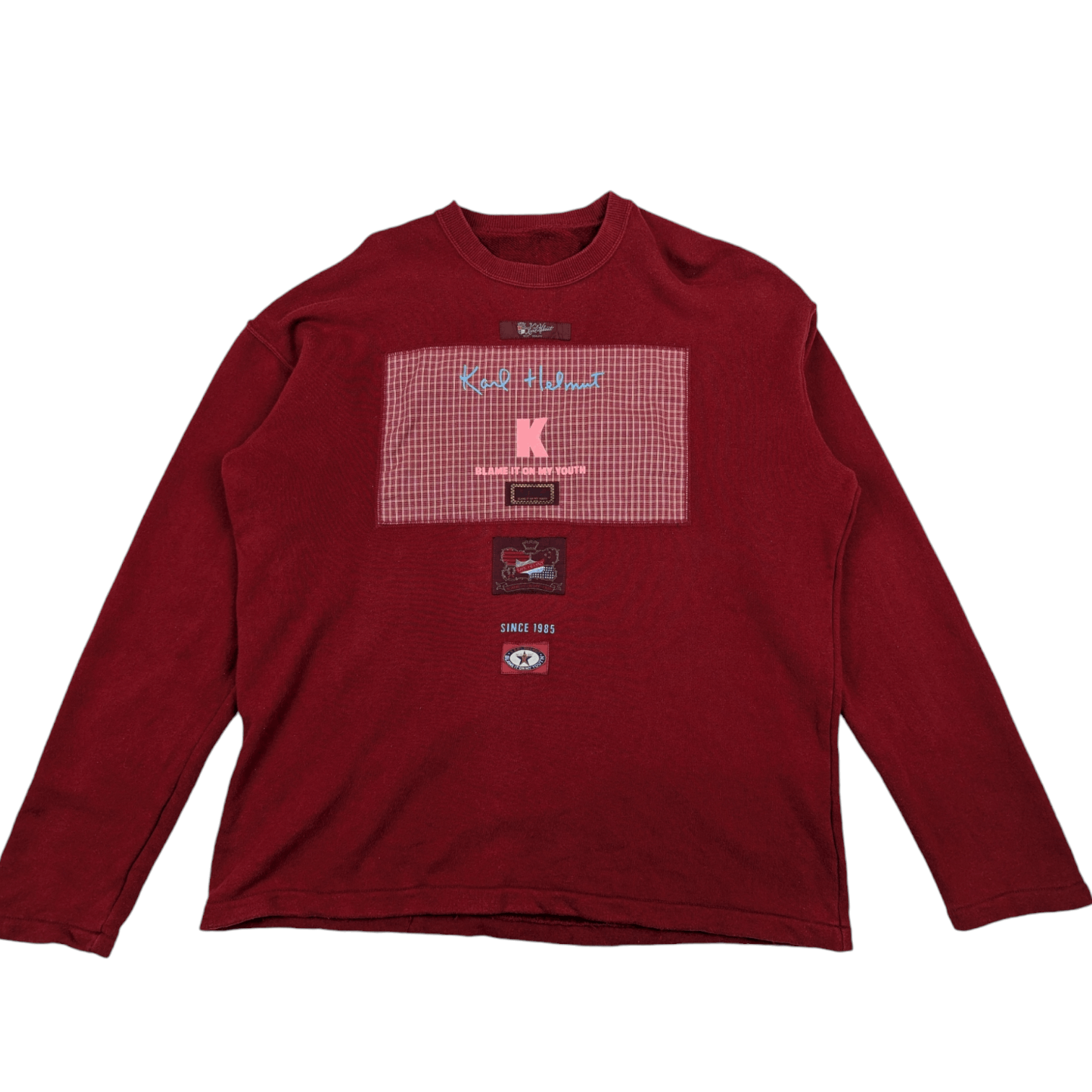 Japanese Brand KARL HELMUT Big Spell Out Logo Japan Jumper Sweatshirt Size US M / EU 48-50 / 2 - 2 Thumbnail