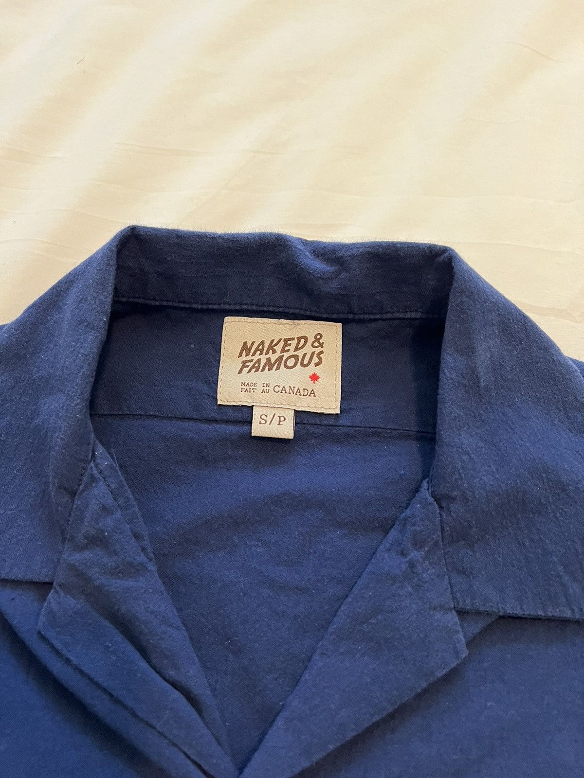 Naked & Famous N&F Aloha Shirt (Washes Chambray Blue) Size US S / EU 44-46 / 1 - 2 Thumbnail