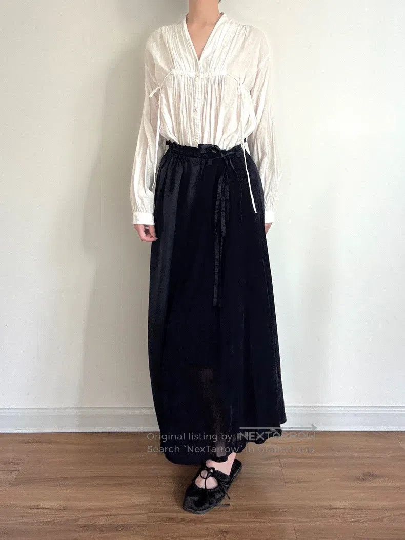 Yohji Yamamoto Yohji Yamamoto Velvet paneled culottes pants Size 25" / US 0 / IT 36 - 4 Thumbnail