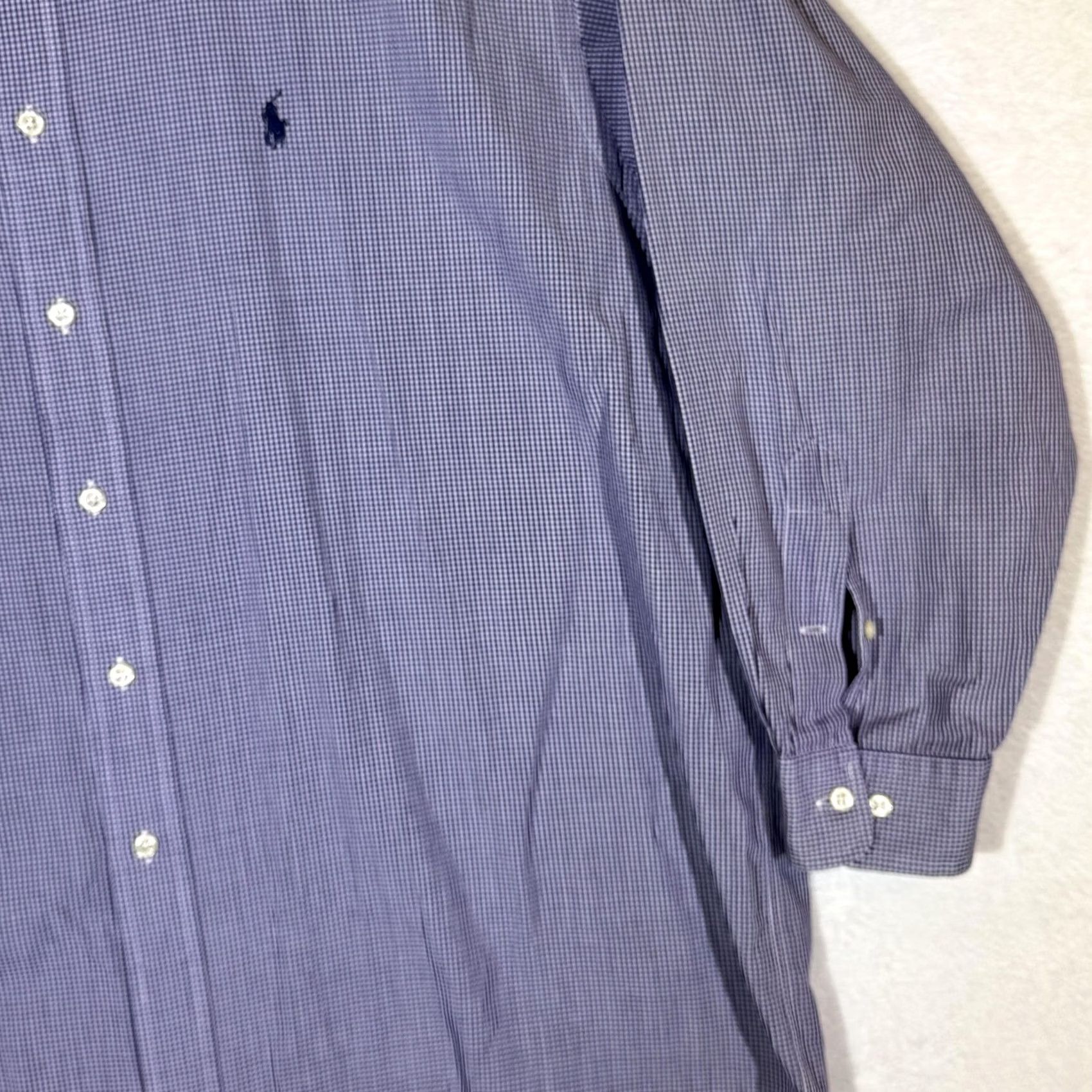 Ralph Lauren VINTAGE Ralph Lauren Shirt Mens 17.5 32/33 Purple Gingham Yarmouth Button Down Size US XXL / EU 58 / 5 - 5 Thumbnail