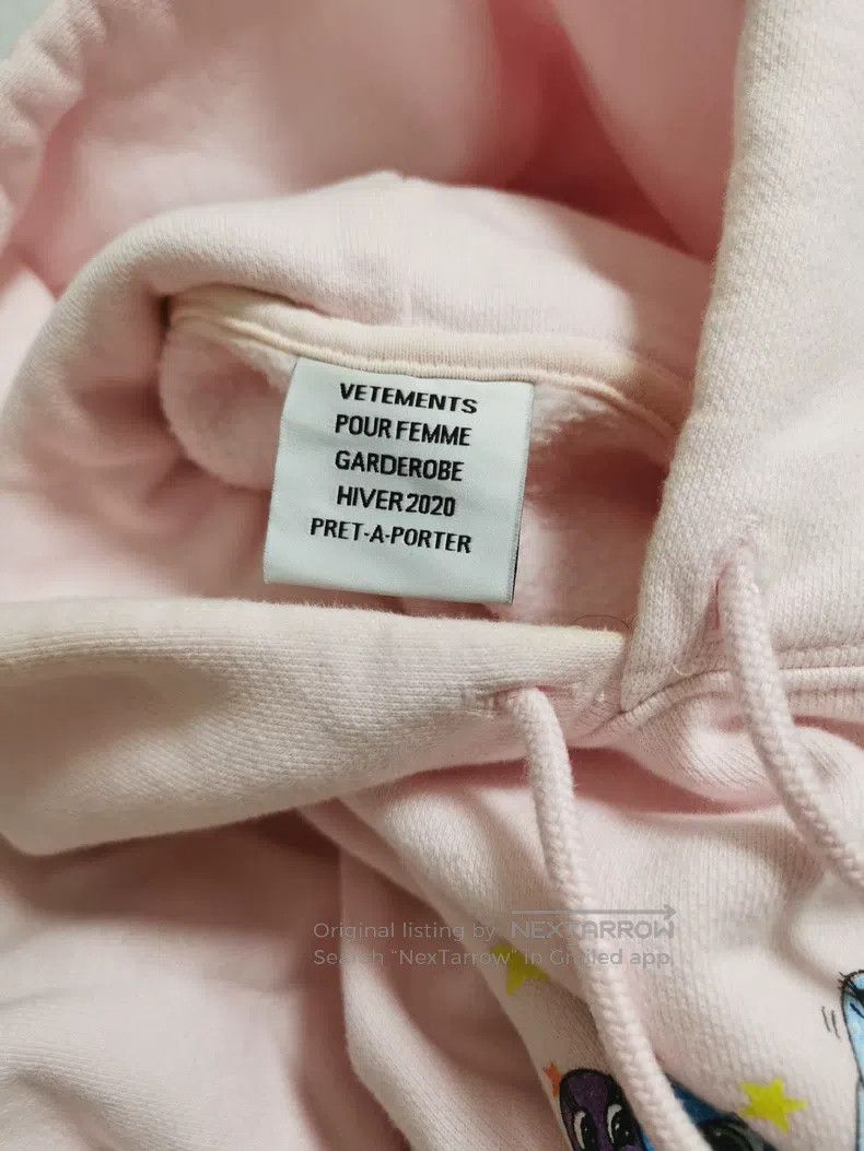 Vetements Vetements Women's Cute Cotton Long Sleeve Hoodie Sweatshir Size XS / US 0-2 / IT 36-38 - 2 Thumbnail