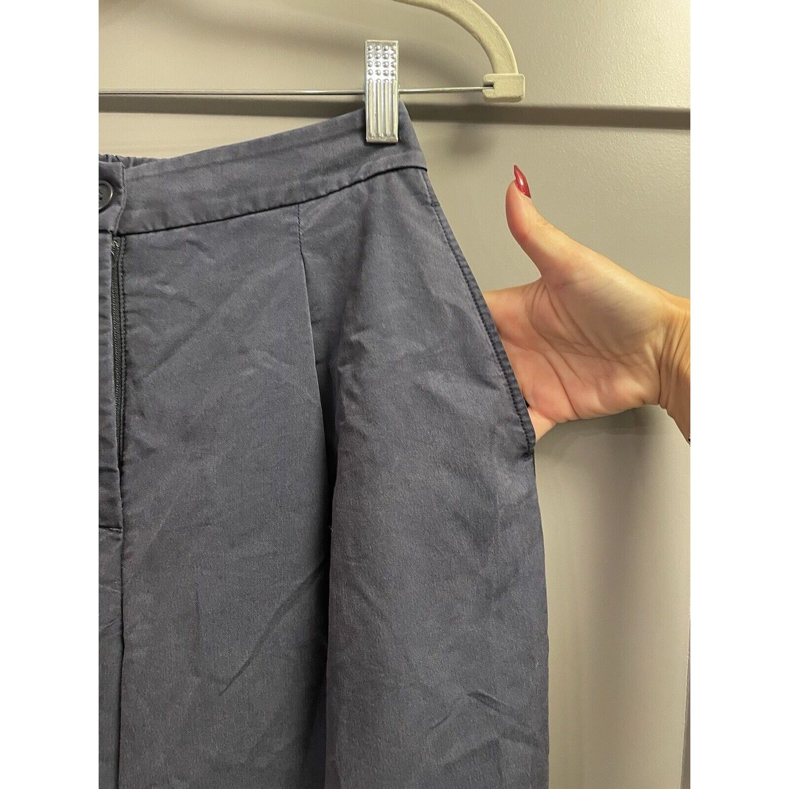 Kit and Ace Kit and Ace SUBLIME Trouser High Waisted Wide Leg Navy Size 27" / US 4 / IT 40 - 3 Thumbnail