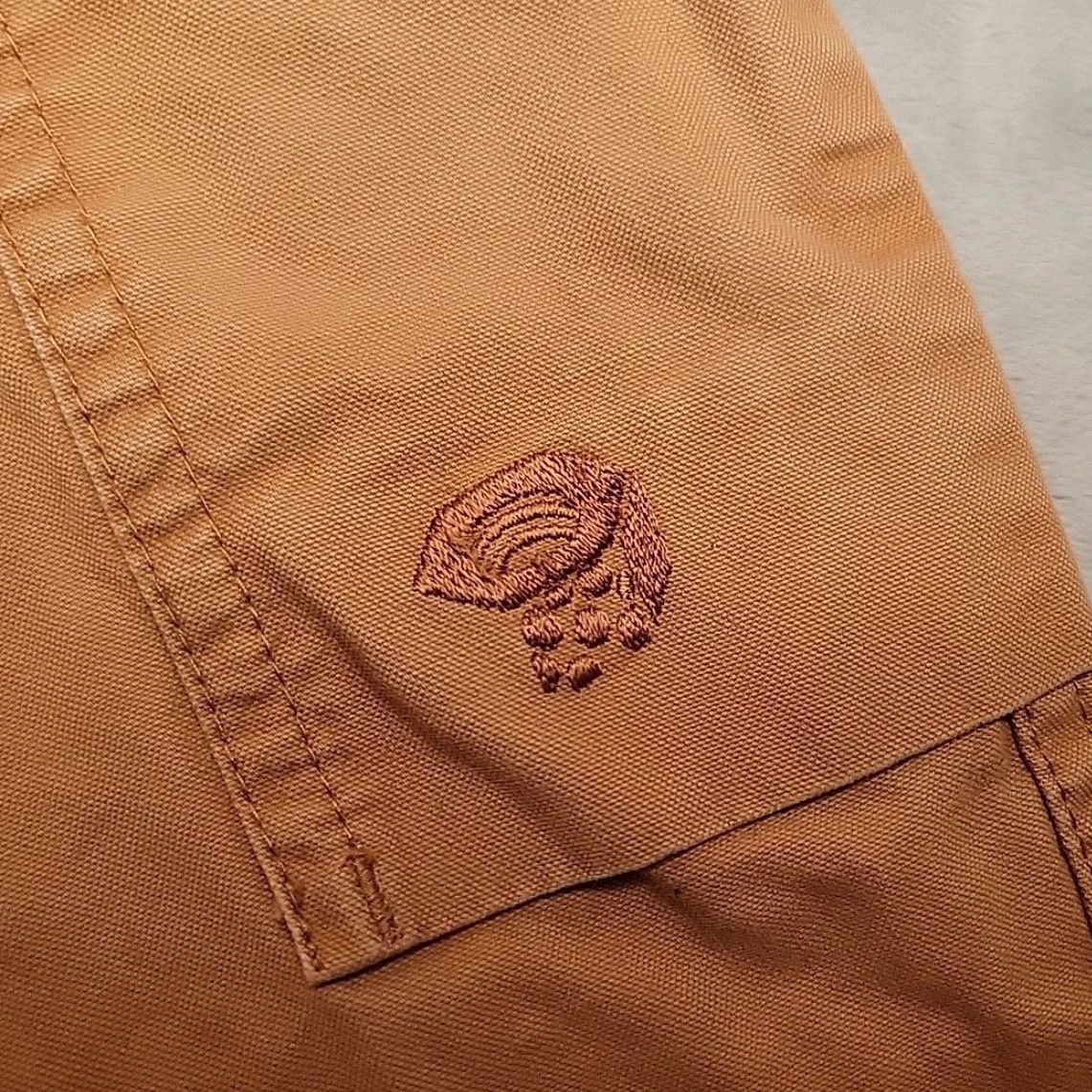 Mountain Hardwear VINTAGE Mountain Hardwear Pants Womens 10 Orange 100% Cotton Outdoor Comfort Hiking Capri Cropped Womens Size 32" / US 10 / IT 46 - 3 Thumbnail