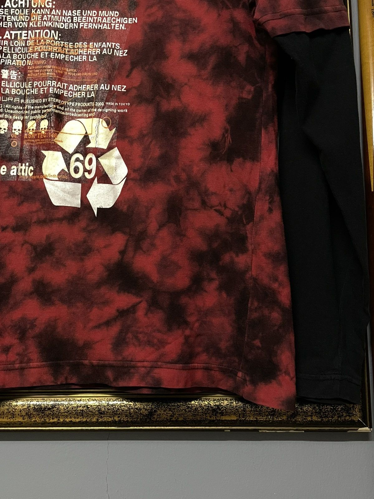 Japanese Brand Vintage 1990s Japan In The Attic Warning Punk Psycho Tshirt Size US M / EU 48-50 / 2 - 5 Thumbnail