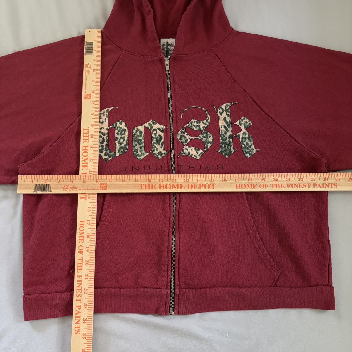 basketcase gallery Basketcase Gallery Red Leopard Print Hoodie Size US M / EU 48-50 / 2 - 6 Thumbnail