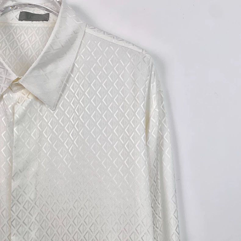 Dior Dior 23 styles of white pattern full-print lapel long-sleev Size US XS / EU 42 / 0 - 3 Thumbnail