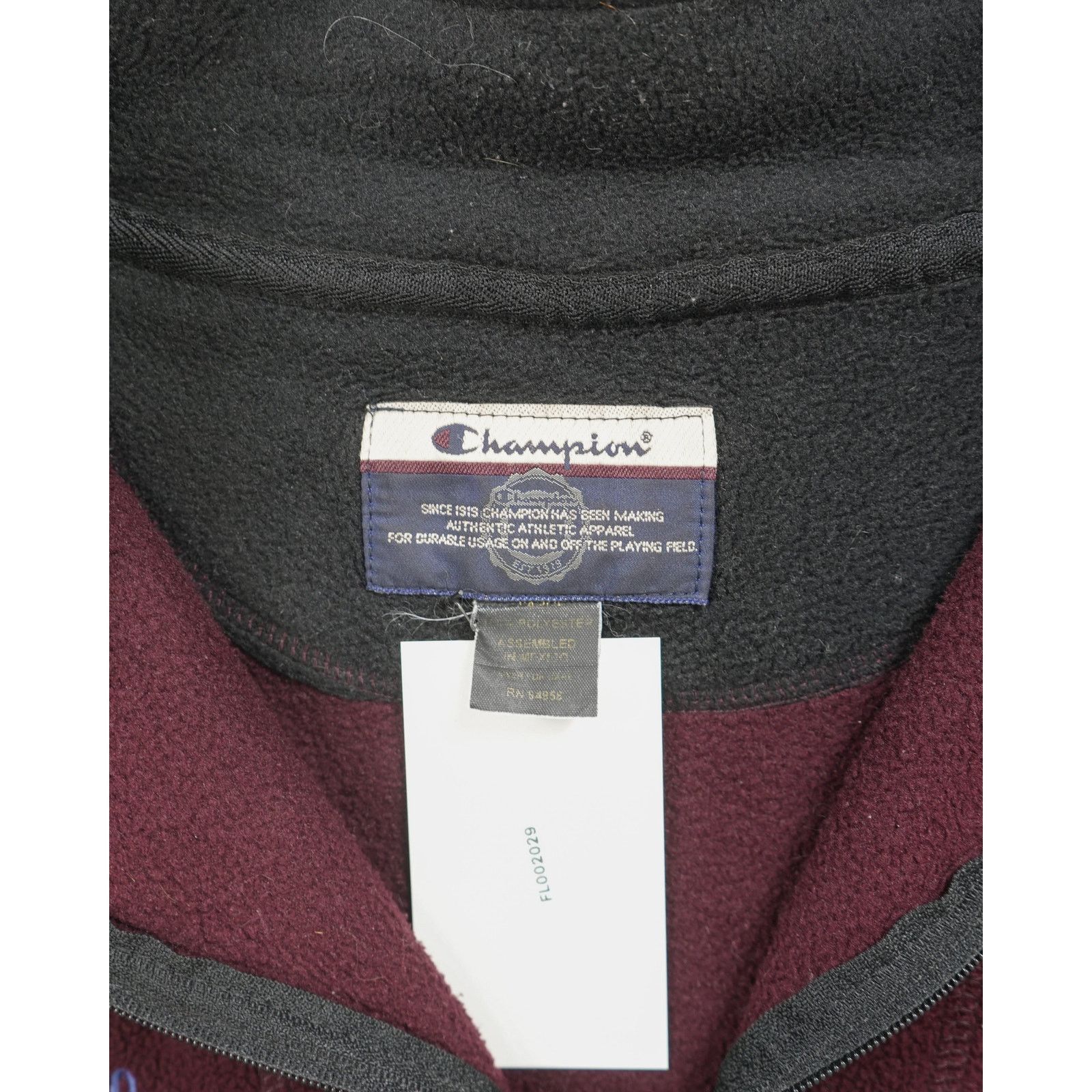 Champion Vintage 90s Champion Red Regular Fleece Vest - Men's XL Size US XL / EU 56 / 4 - 3 Thumbnail