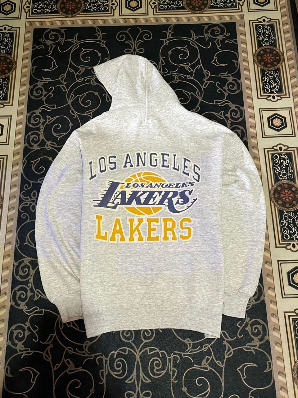 Vintage Los Angeles Lakers NBA Kobe Bryant Grey Hoodie