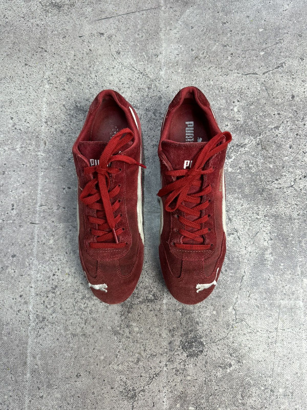 Puma Archival 🔥 Puma Speedcat Vintage Leather Suede Shoes Red Y2K Size US 10 / EU 43 - 3 Thumbnail