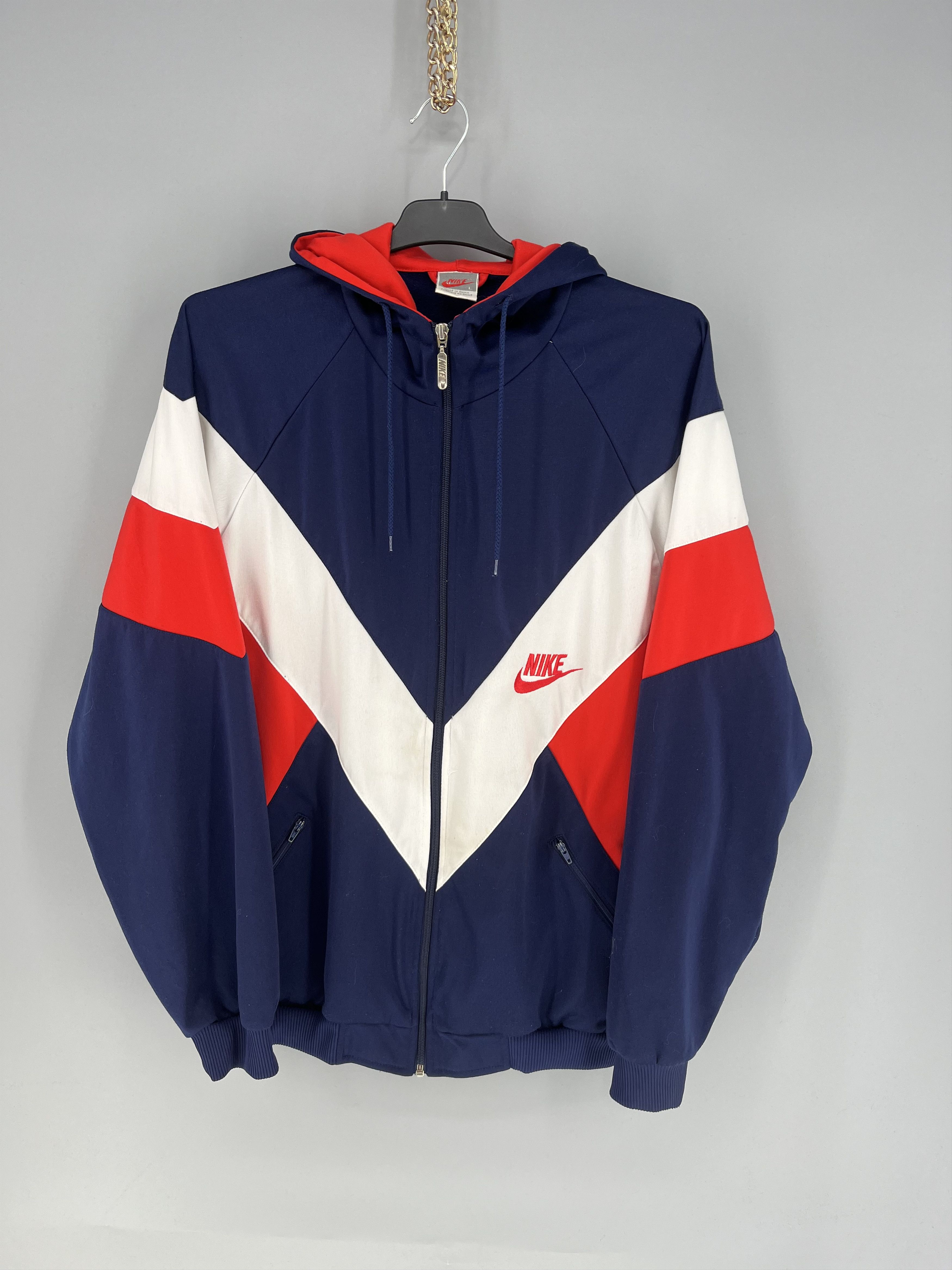Nike Nike Vintage 90s Sweatshirt Zip Swoosh Hype Rare Size US L / EU 52-54 / 3 - 1 Thumbnail