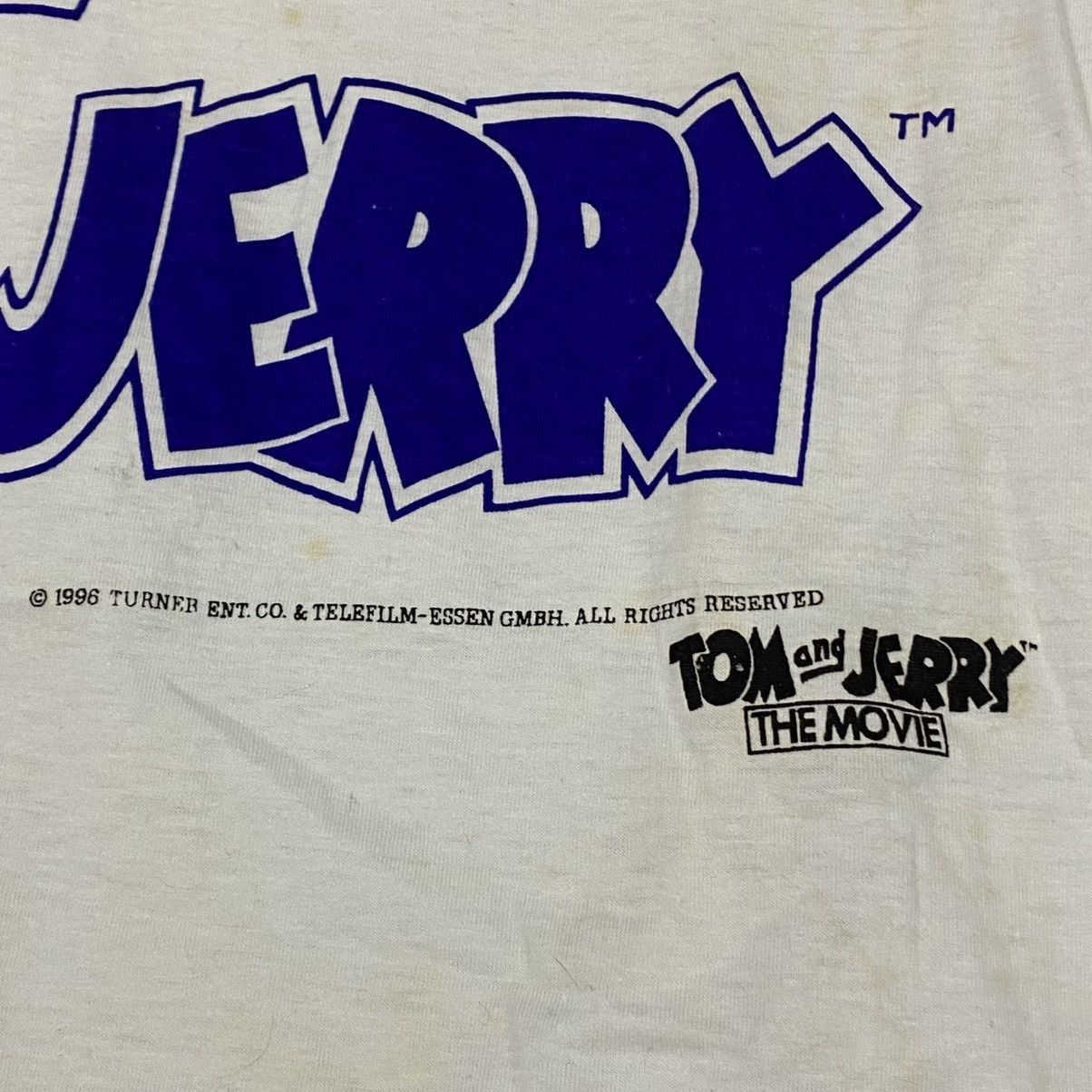 Vintage Distressed vintage tv series the movie tom and jerry cartoon Size US M / EU 48-50 / 2 - 5 Thumbnail
