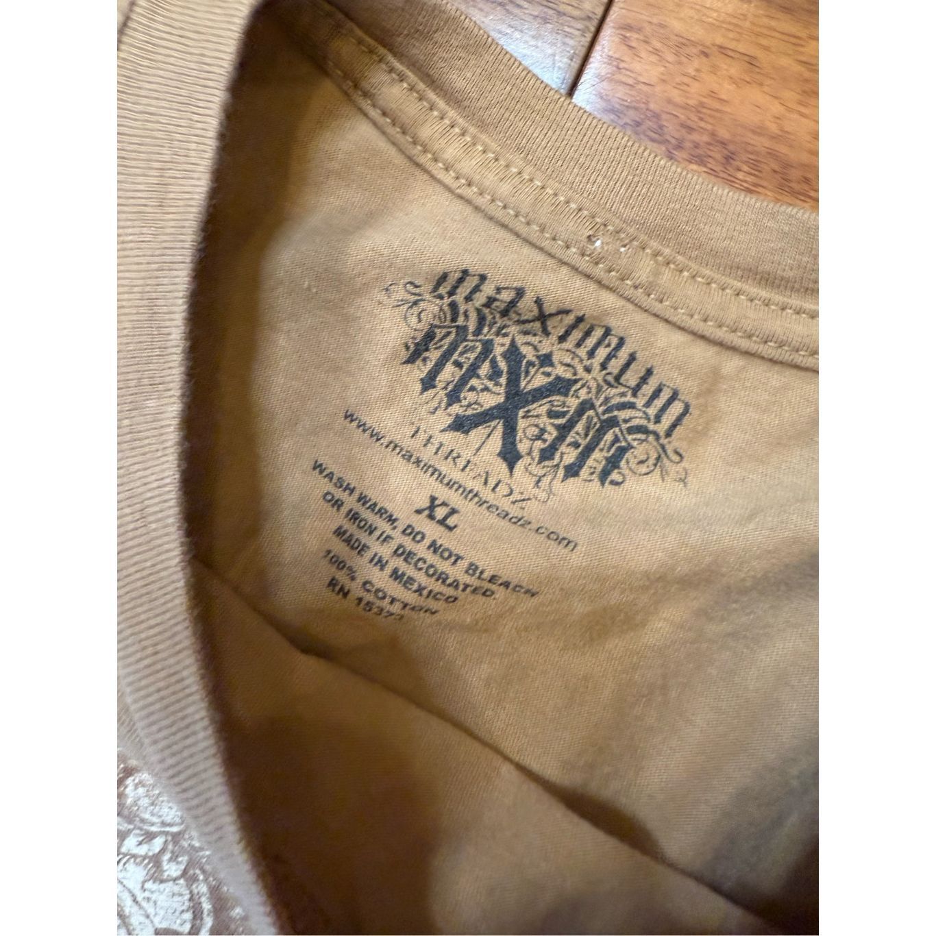 Vintage Size XL - Maximum Threadz MXM T-Shirt Grunge Skulls Hip-Hop Size US XL / EU 56 / 4 - 3 Thumbnail