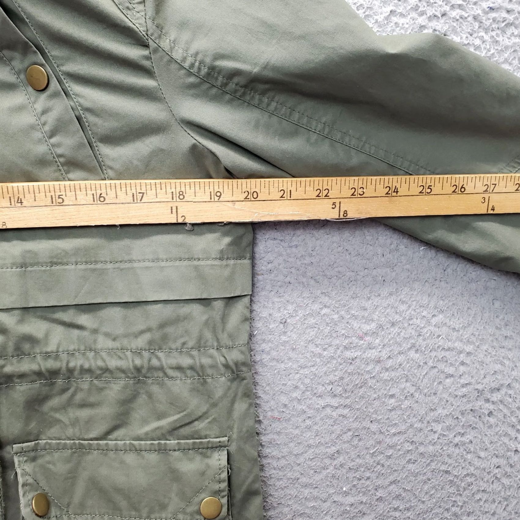 Vintage Thread & Supply Parka Jacket Womens M Green Sherpa Lined Zip Up Hoodie? Size M / US 6-8 / IT 42-44 - 3 Thumbnail