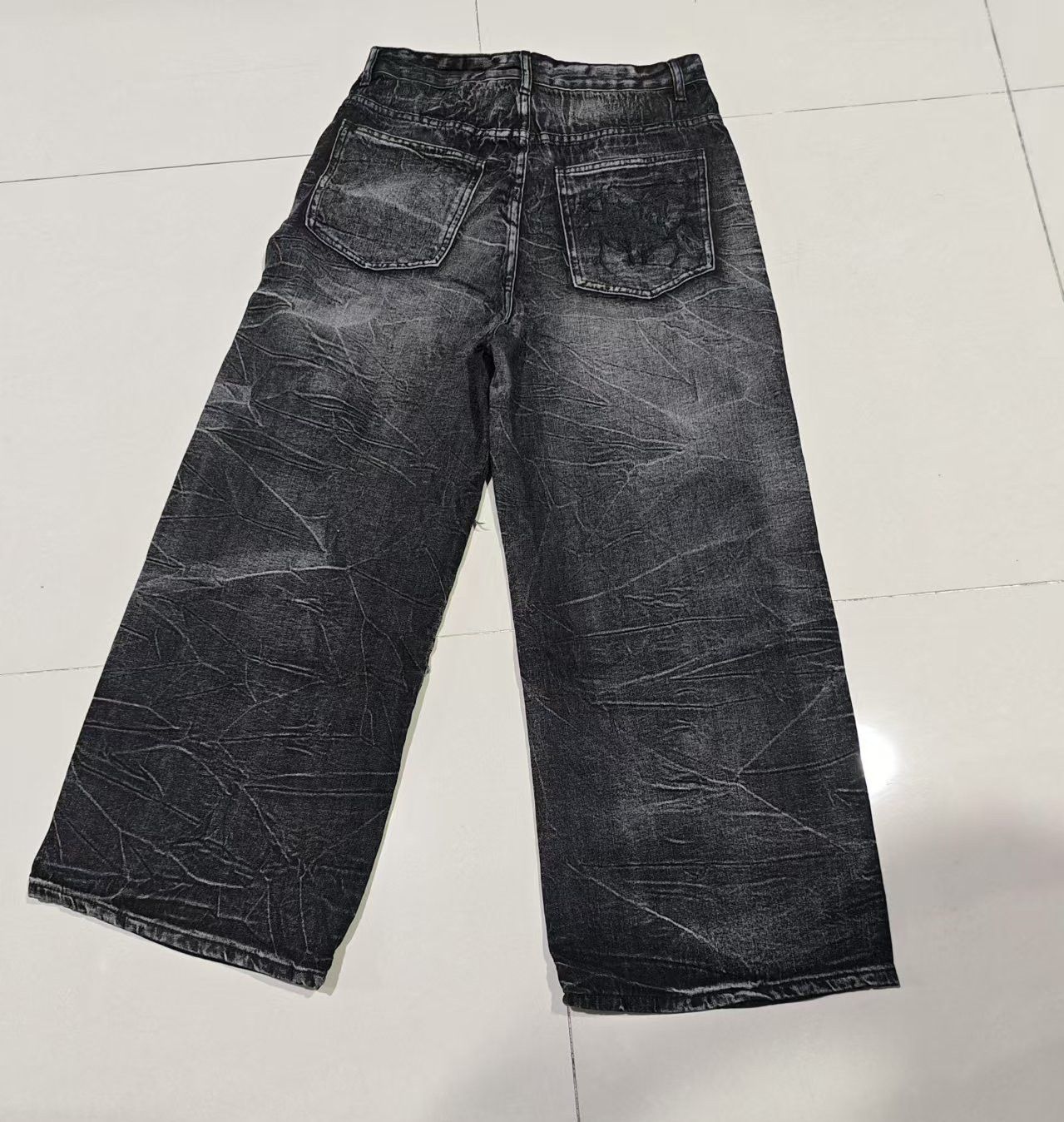 Designer × Japanese Brand Y2K Phantom Baggy Jean Size US 35 - 2 Thumbnail