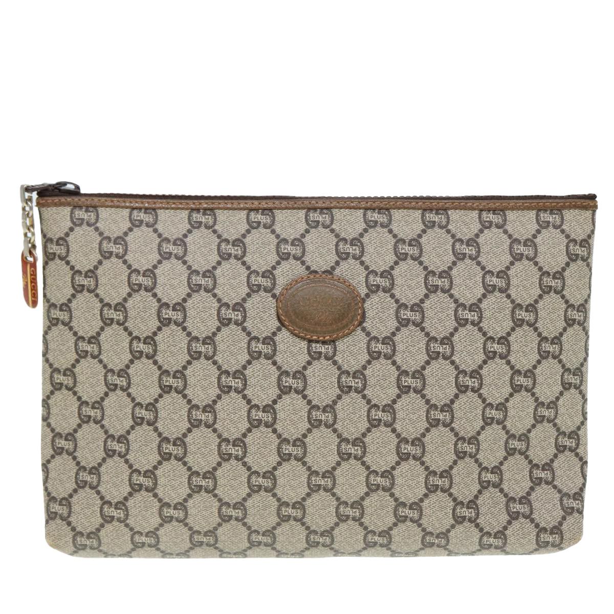 Gucci Beige Canvas Clutch Bag (Pre-Owned) Size ONE SIZE - 1 Thumbnail