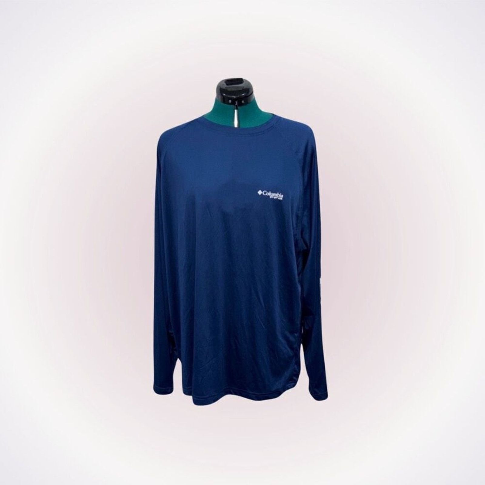 Columbia Columbia Navy Blue Long Sleeve Shirt | Sz L Size US L / EU 52-54 / 3 - 1 Thumbnail