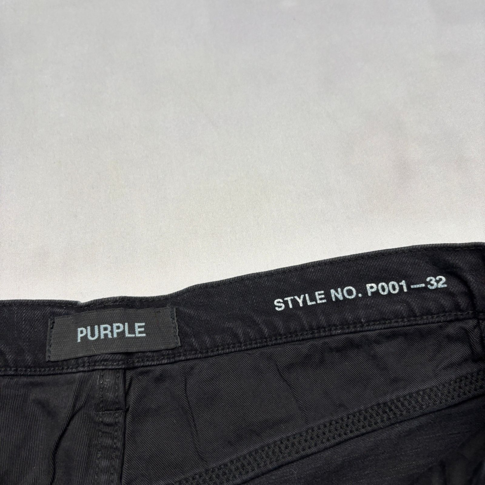 Purple Purple Brand P001 Low Rise Skinny Jeans 32x33 Black Silver Size US 32 / EU 48 - 4 Thumbnail