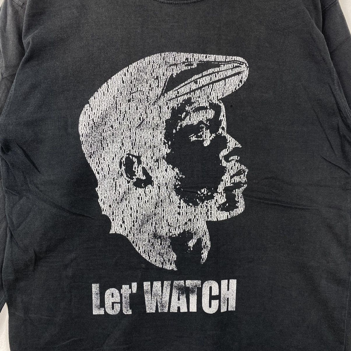 Vintage Vintage 90s Let' Watch Long Sleeve Graphic T-Shirt M Size US M / EU 48-50 / 2 - 4 Thumbnail